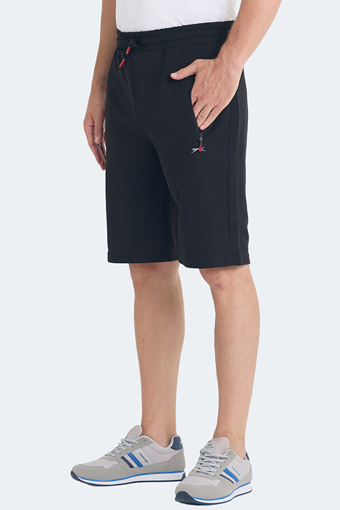 Slazenger OSAKU I Erkek Cepli Siyah Şort