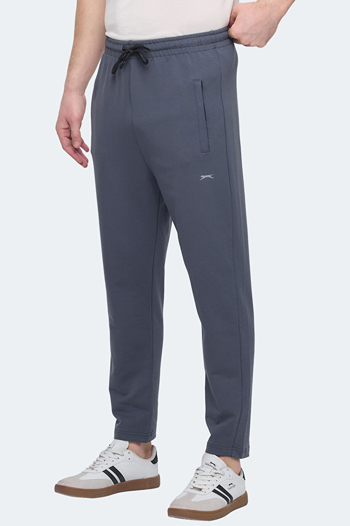 Slazenger JERRY NRM Erkek Cepli Koyu Gri Eşofman Altı