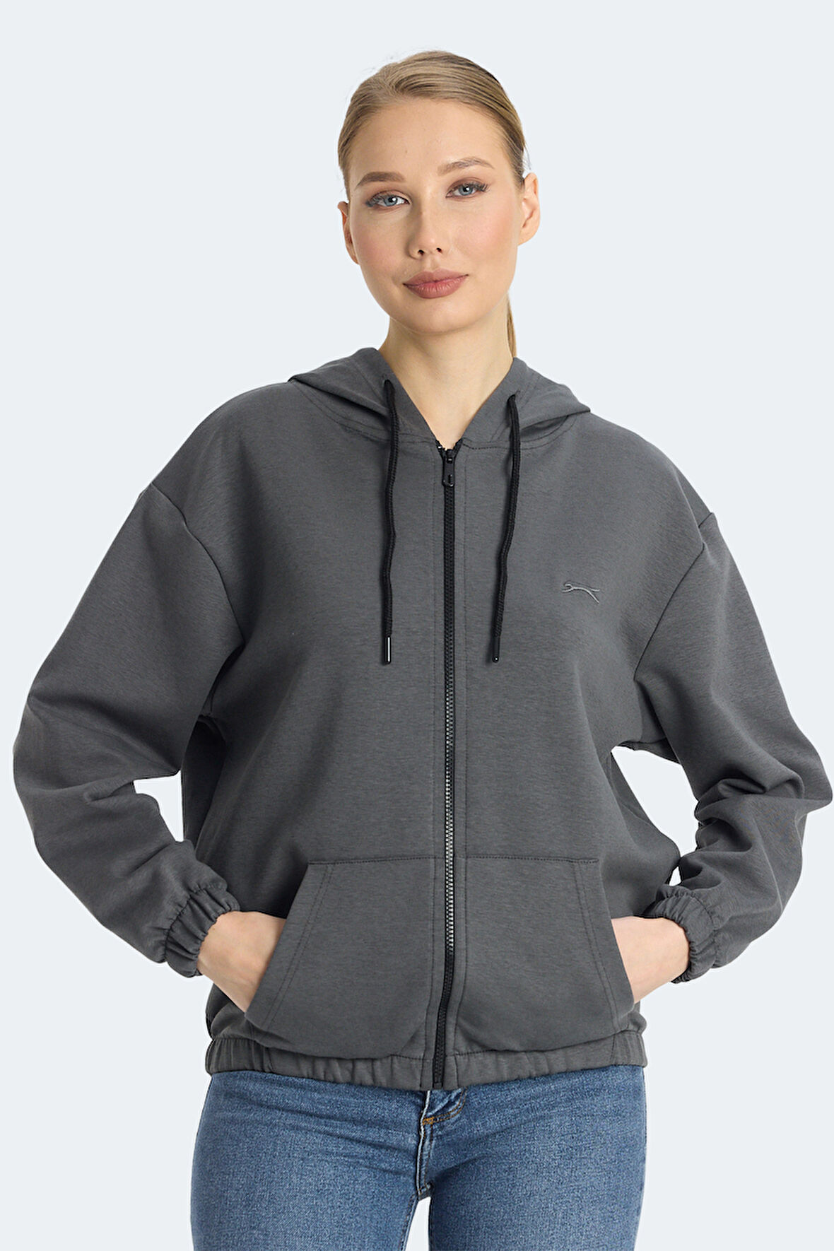 Slazenger KIMBERLEY IN Kadın  Koyu Gri Sweatshirt