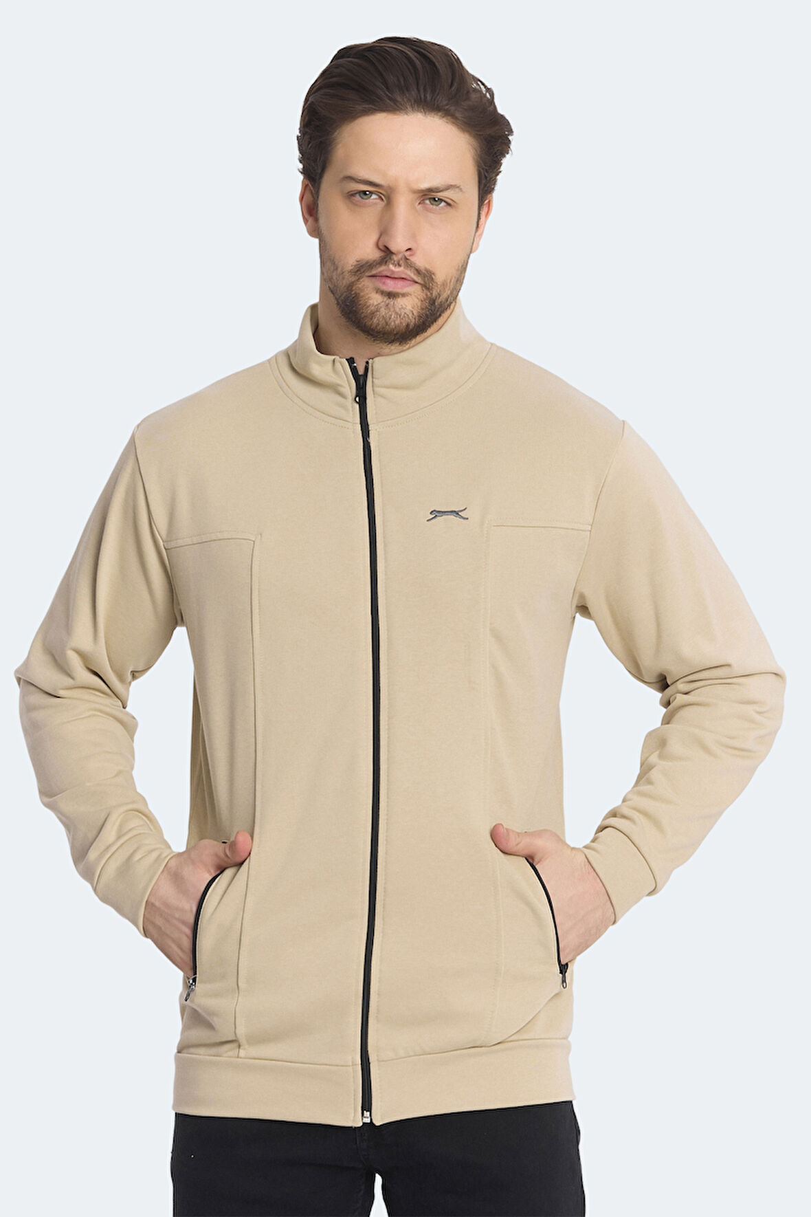 Slazenger KAGISONA IN Erkek  Bej Sweatshirt
