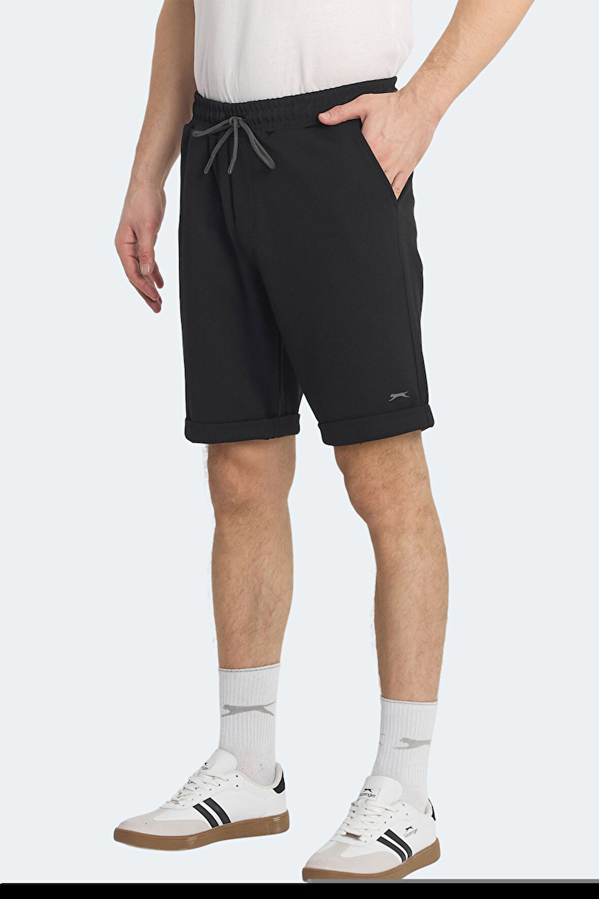 Slazenger NOVA Erkek Cepli Siyah Şort