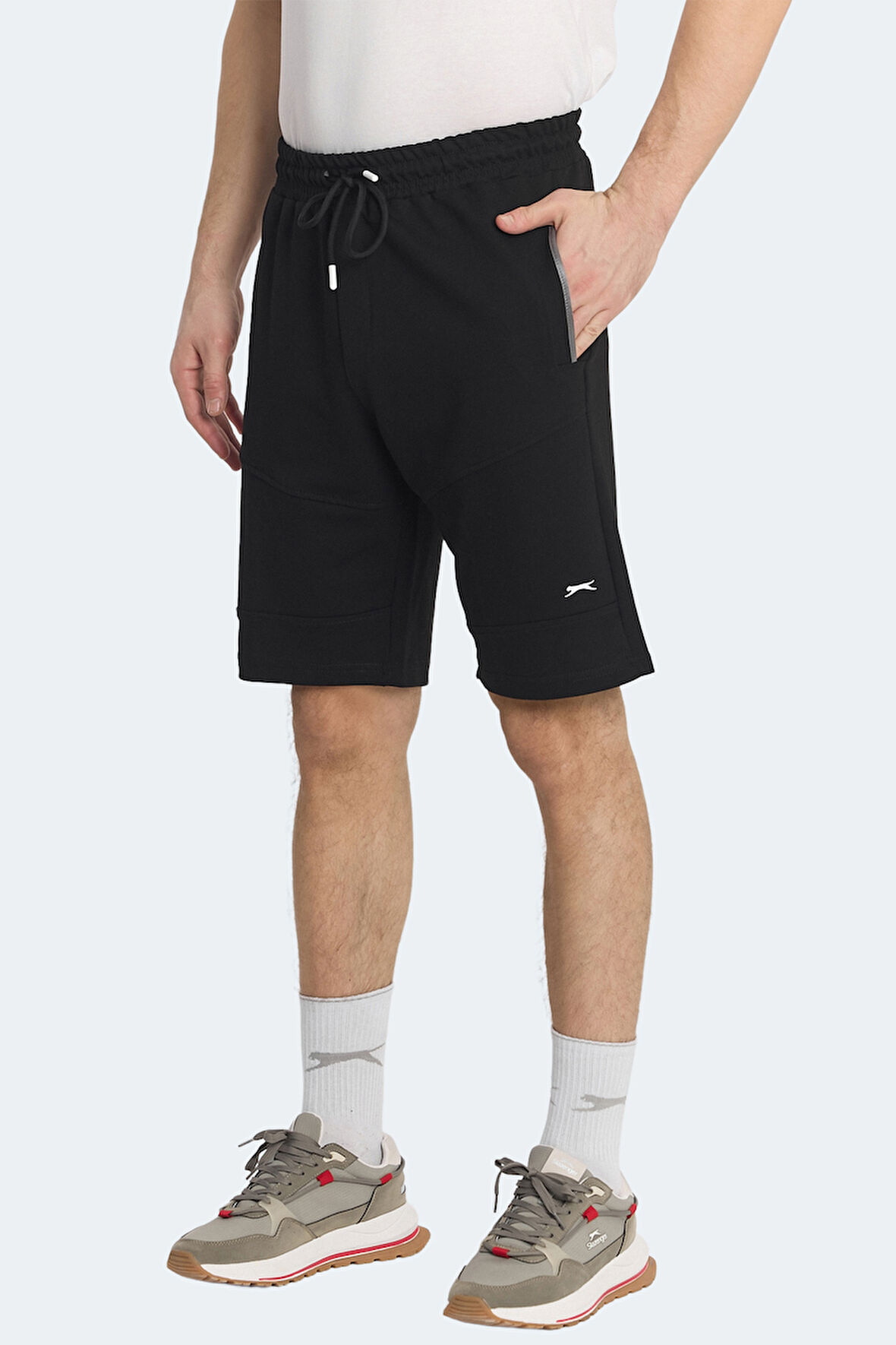 Slazenger NASIM Erkek Cepli Siyah Şort