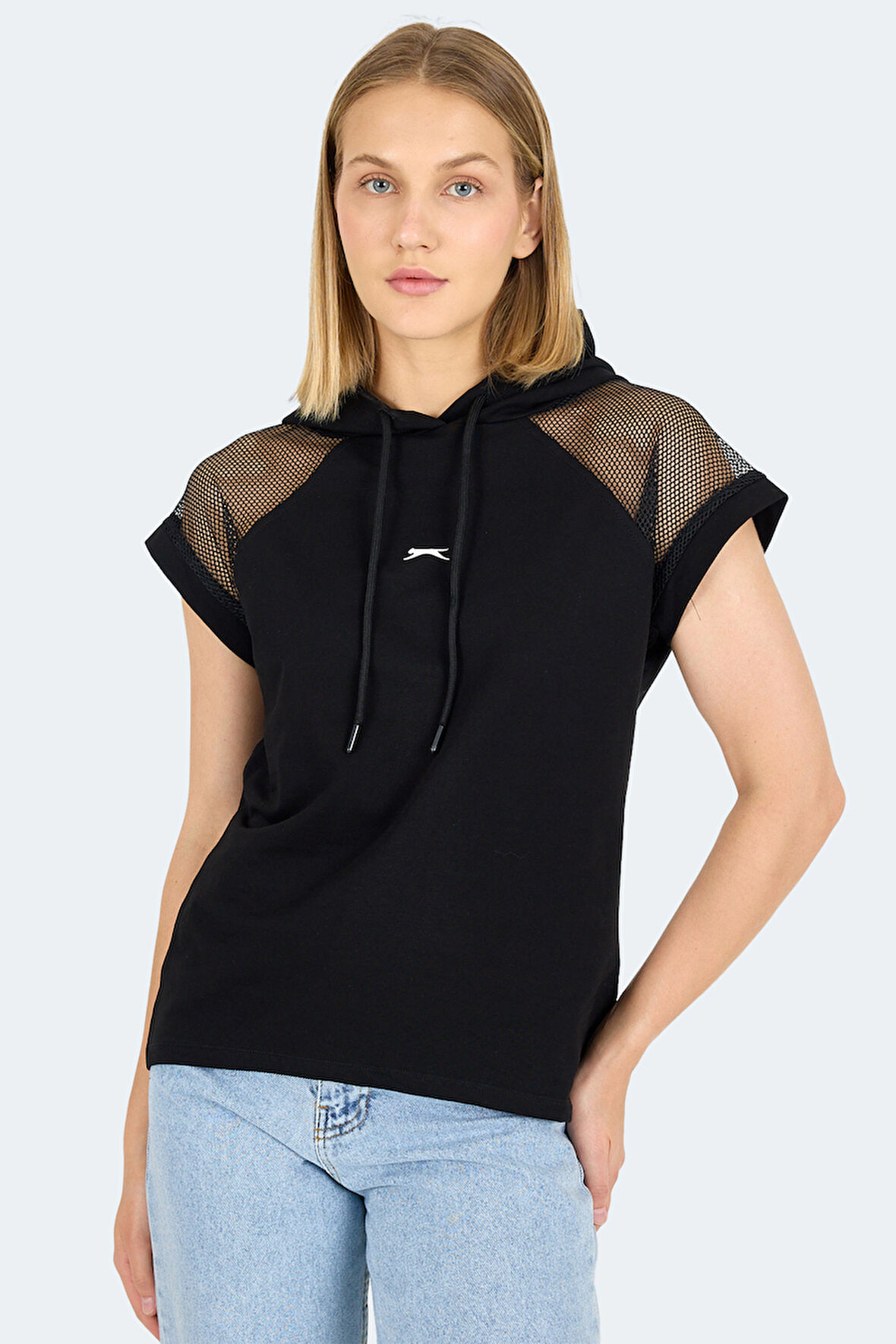 Slazenger VANKA Kadın  Siyah Tişört