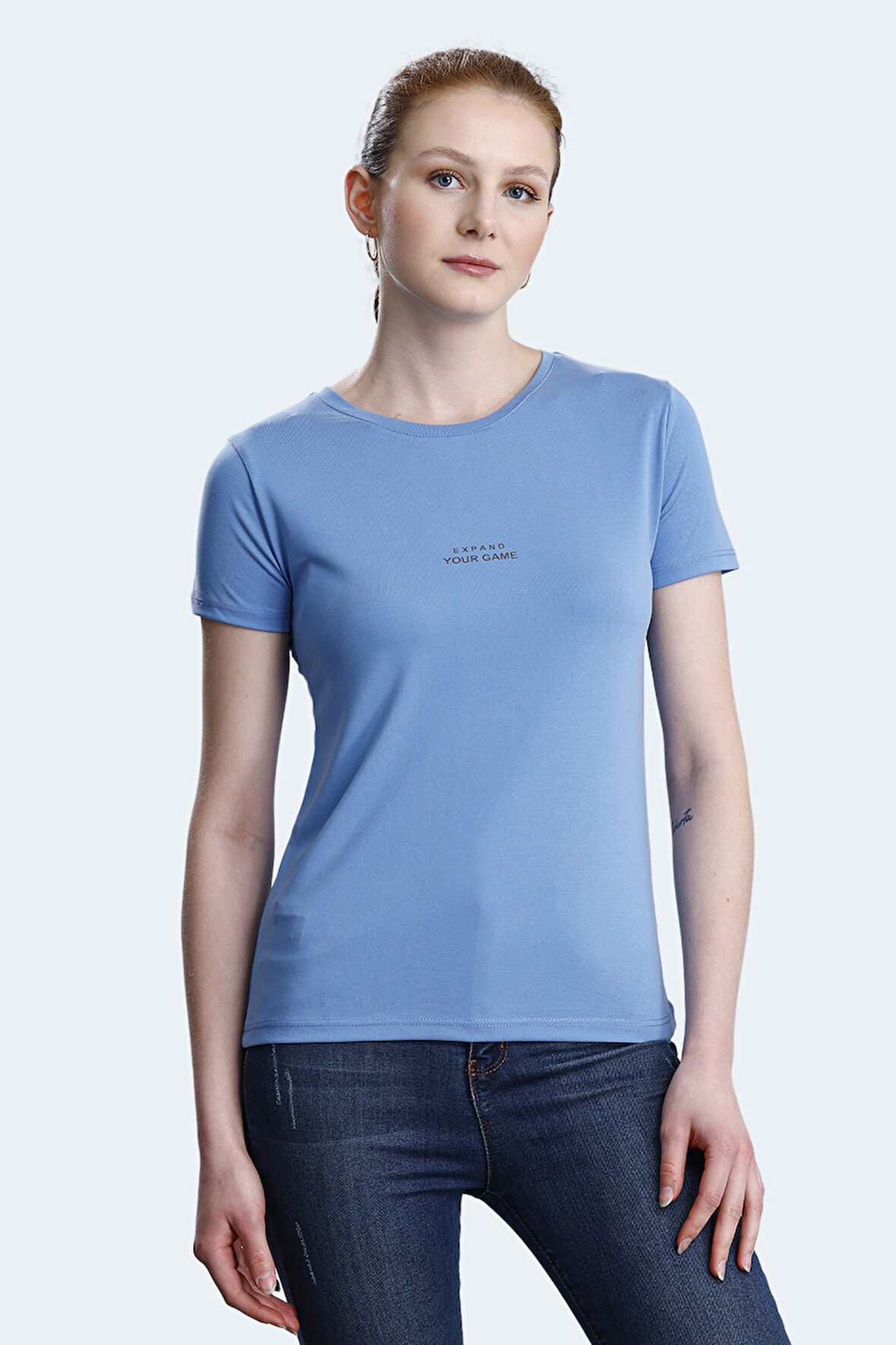 Slazenger PAYTONS Kadın Tişört Mavi
