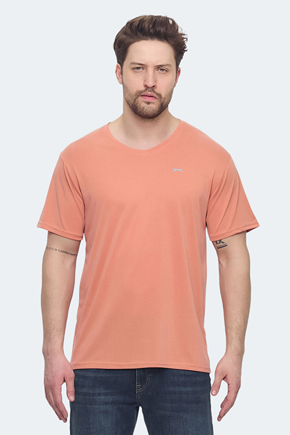 Slazenger KRAKKER Erkek Tişört Somon