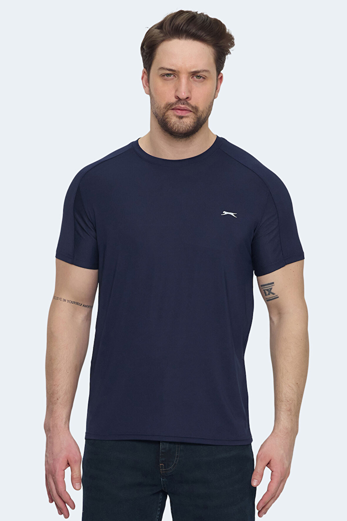 Slazenger VISHAL KTN Erkek  Lacivert Tişört