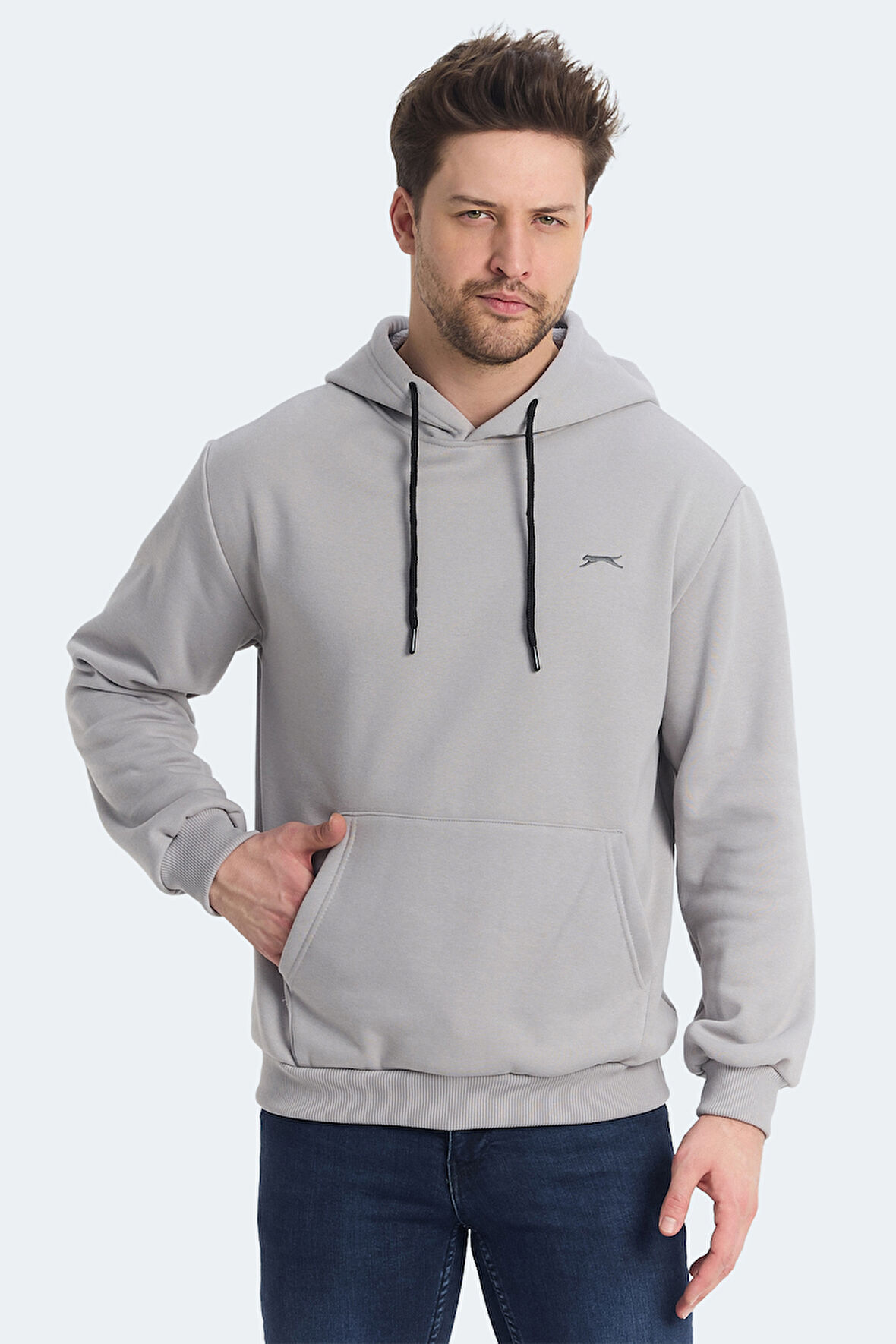 Slazenger KICKSON Erkek Sweatshirt Gri