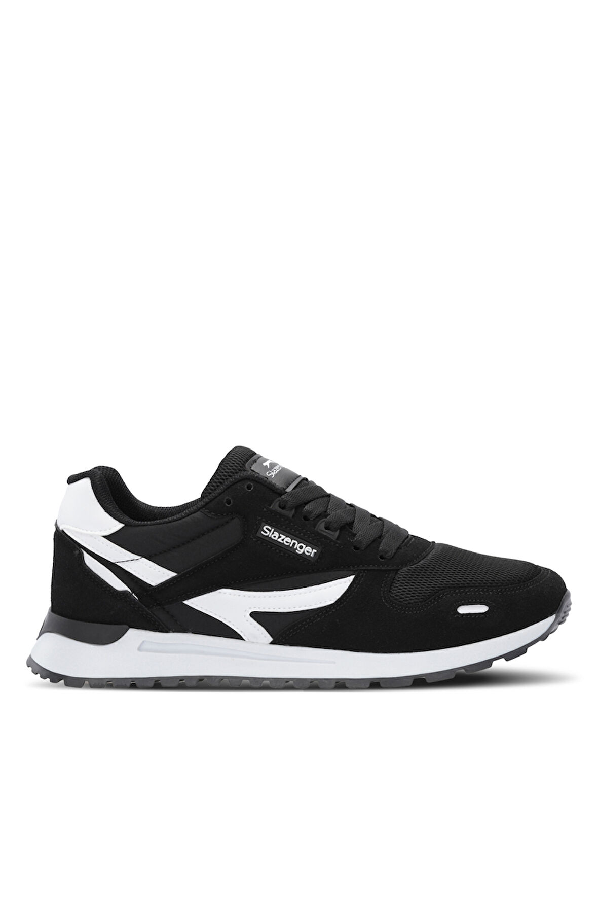 Slazenger OPTIMAX I Erkek  Siyah / Beyaz Günlük Spor Ayakkabısı