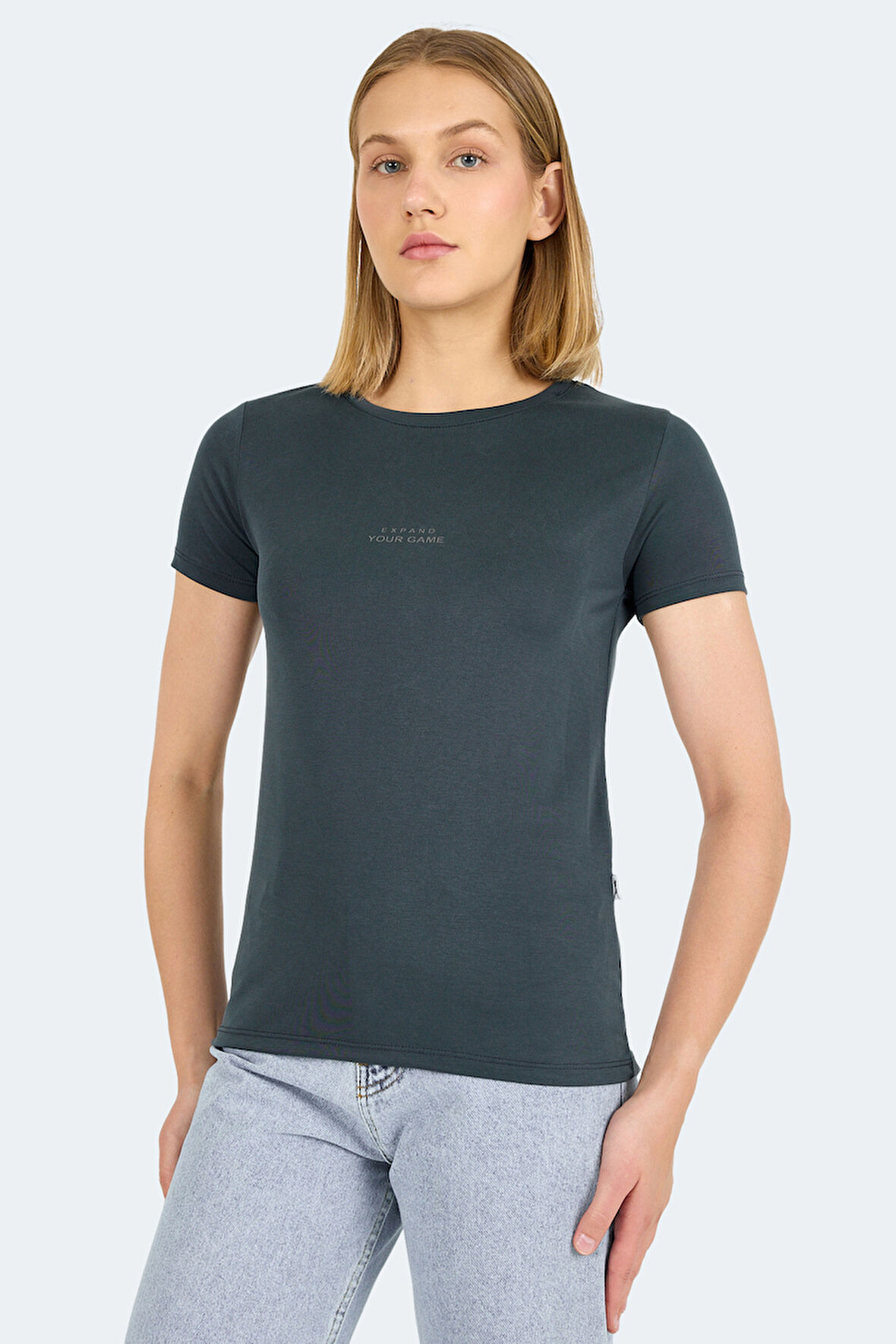 Slazenger PAYTONS Kadın  Antrasit Tişört