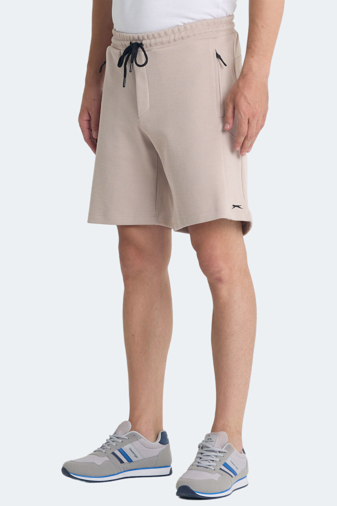 Slazenger VILTE I Erkek Cepli Taş Gri Şort