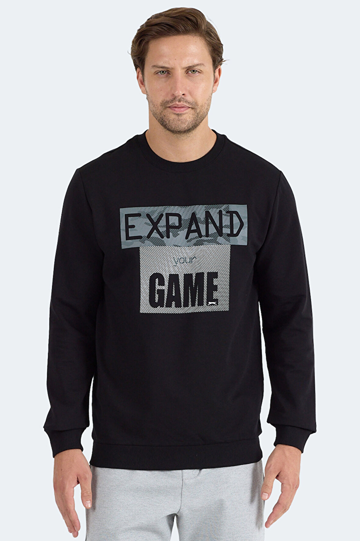 Slazenger RUBIO Erkek  Siyah Sweatshirt