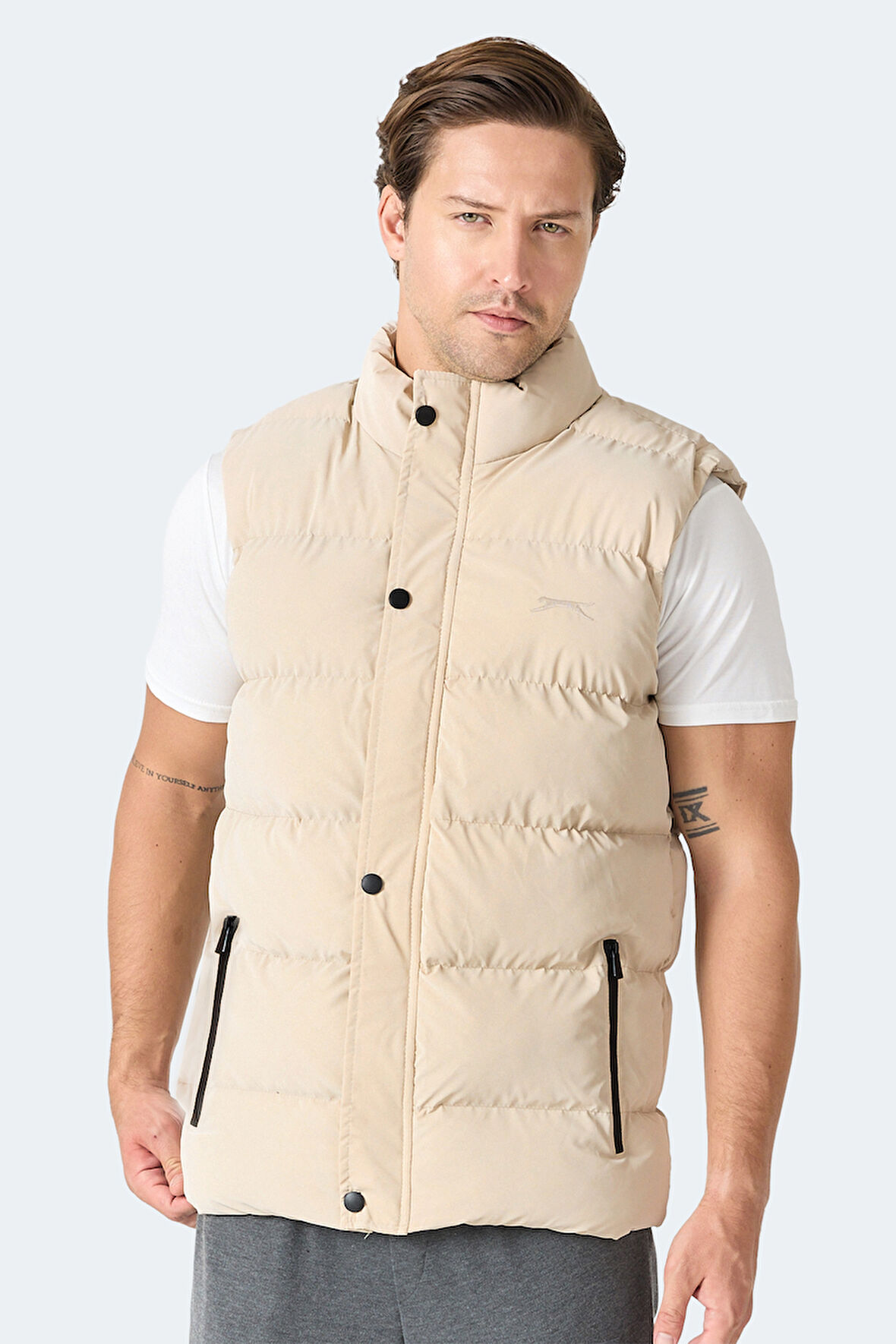 Slazenger HALOX Erkek  Bej Yelek