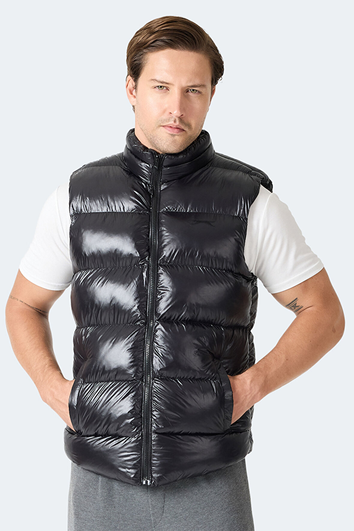 Slazenger HAVARON Erkek  Siyah Mont & Kaban