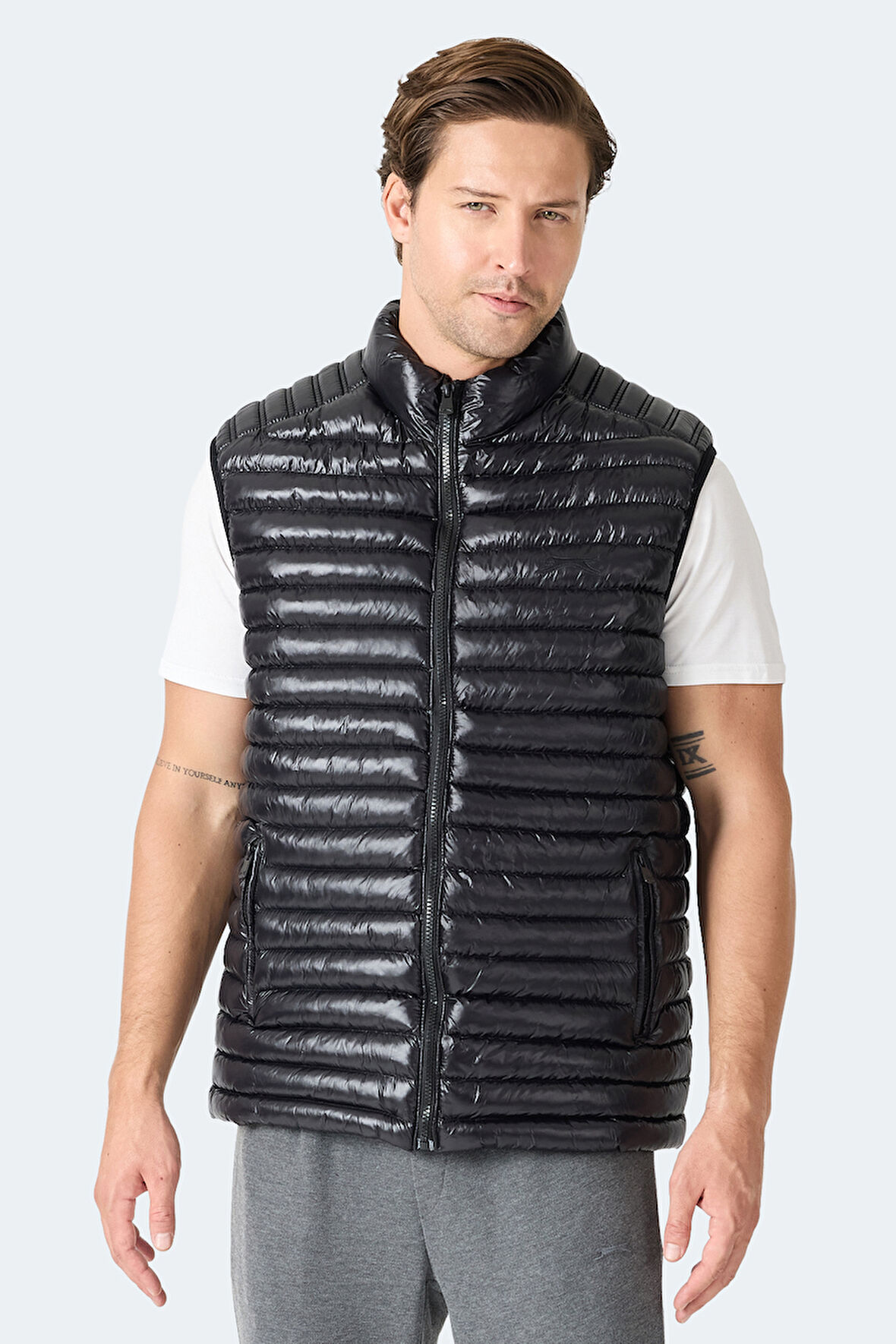 Slazenger HAZAR Erkek  Siyah Mont & Kaban