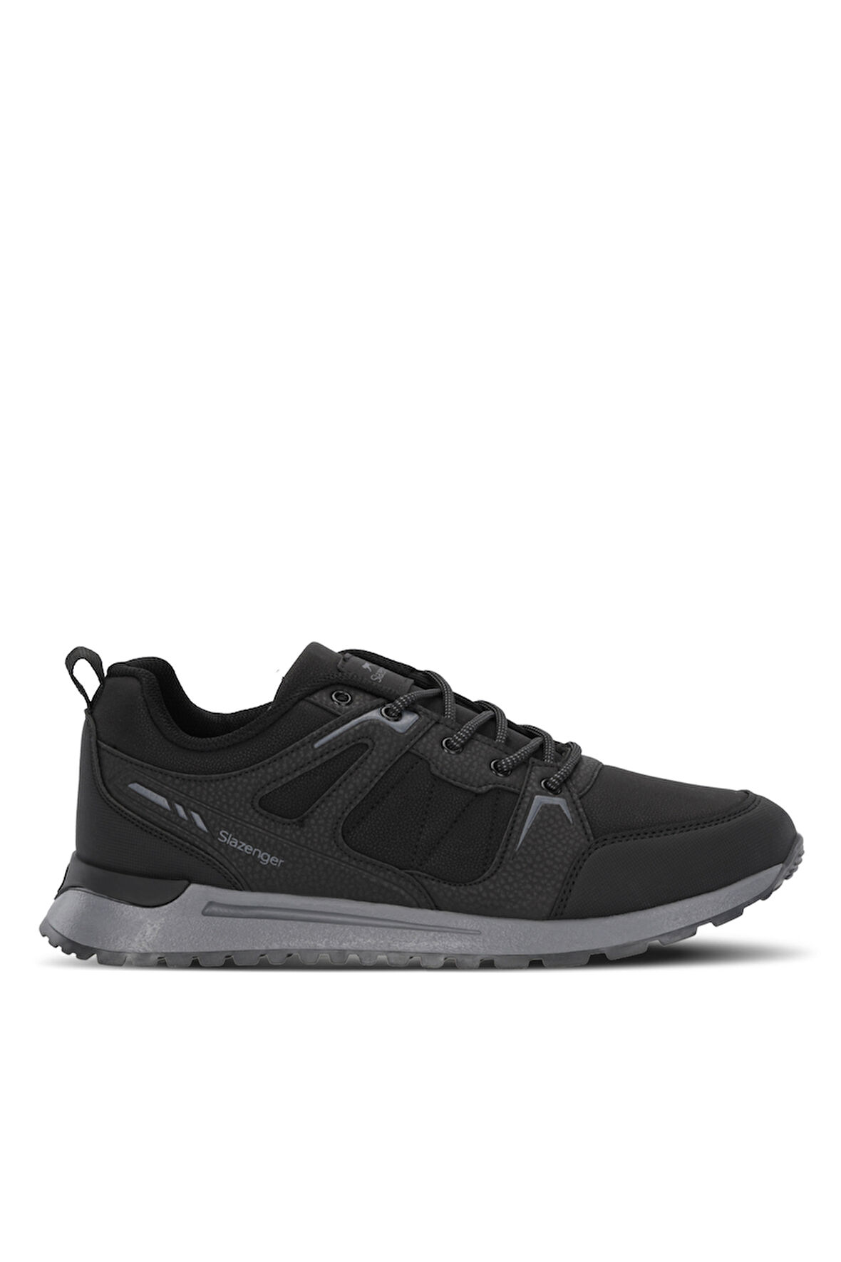 Slazenger OUTBACK I Erkek  Siyah / Koyu Gri Günlük Spor Ayakkabısı