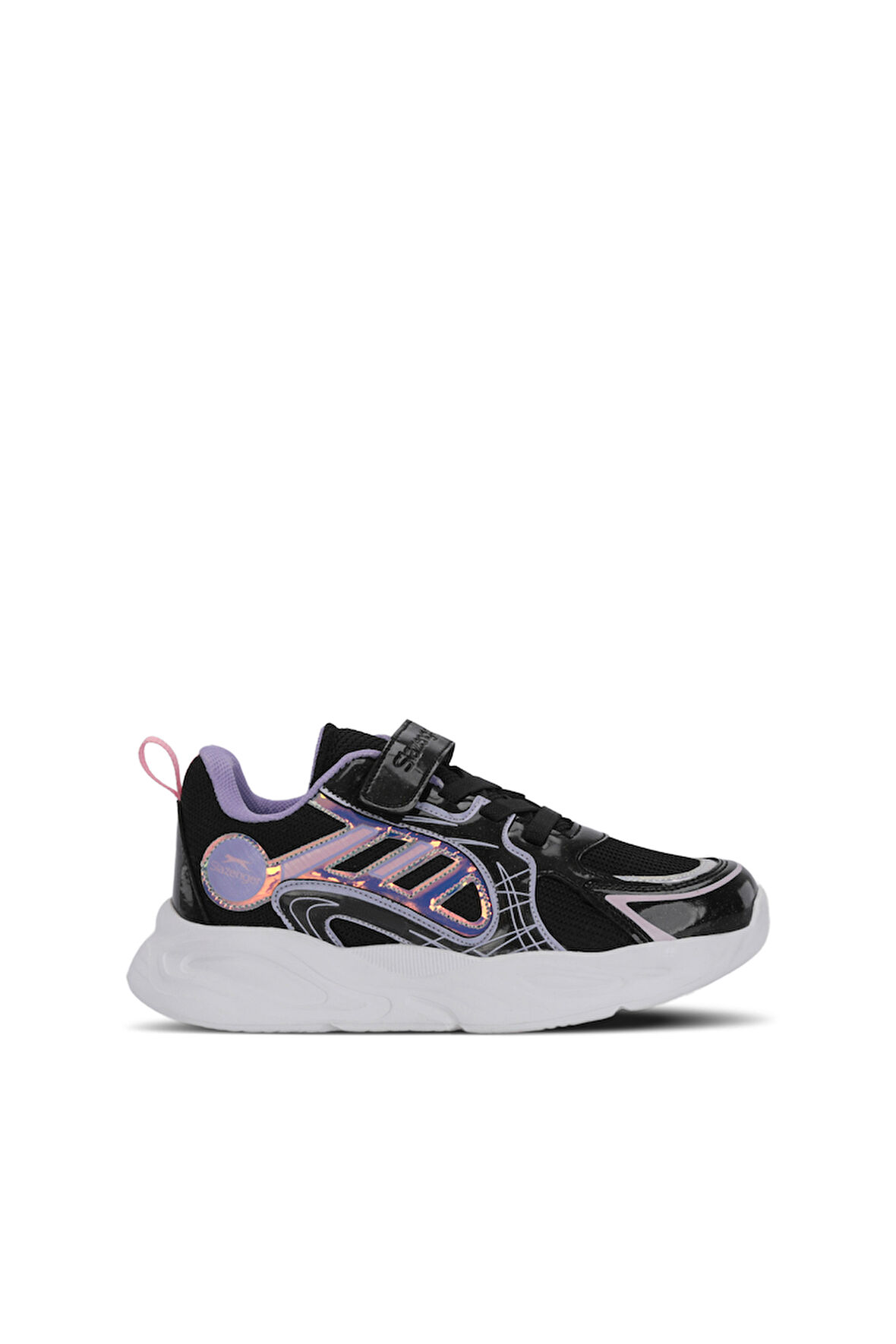 Slazenger KELSY Kız Çocuk  Siyah / Mor Günlük Spor Ayakkabısı