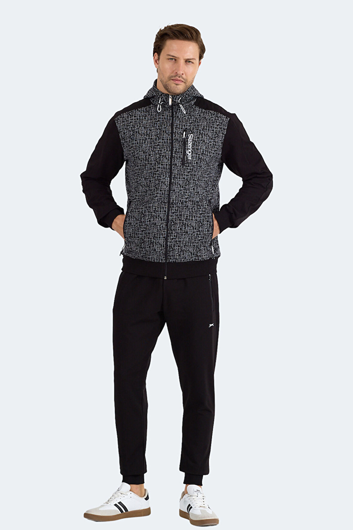 Slazenger FALOR Erkek  Siyah Eşofman Takımı