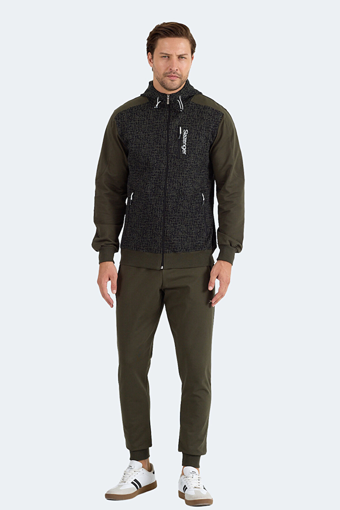 Slazenger FALOR Erkek  Haki Eşofman Takımı