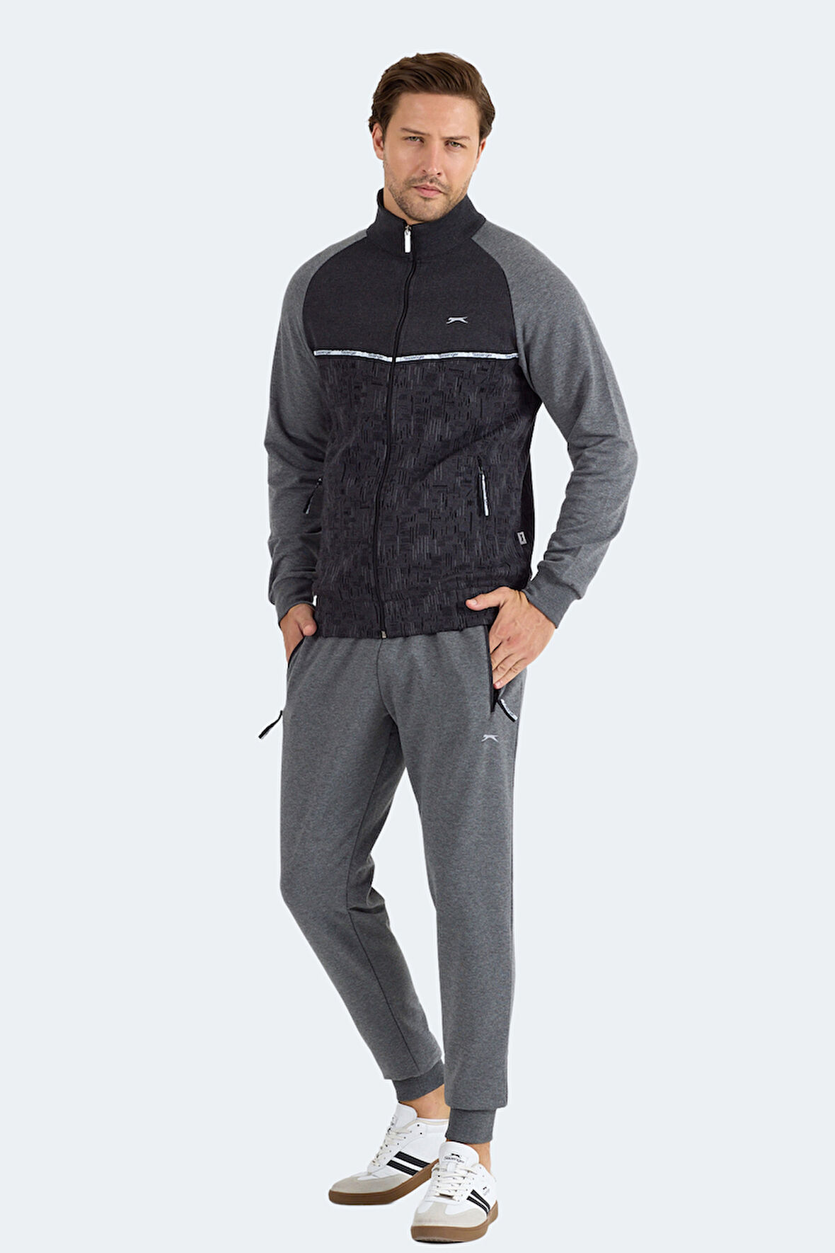 Slazenger FERVOR Erkek  Antrasit Eşofman Takımı