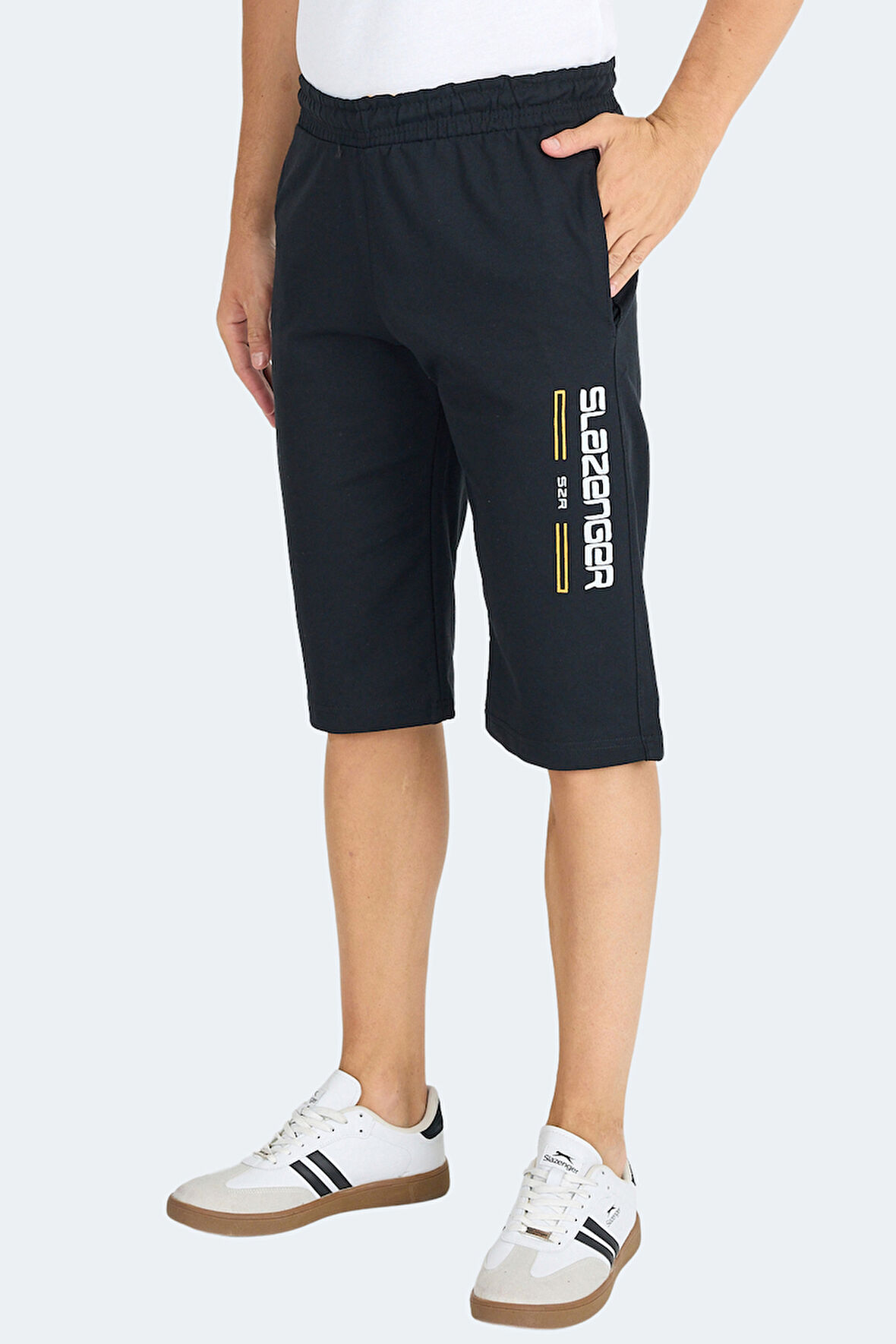 Slazenger NEBO I Erkek Cepli Kapri Siyah Şort