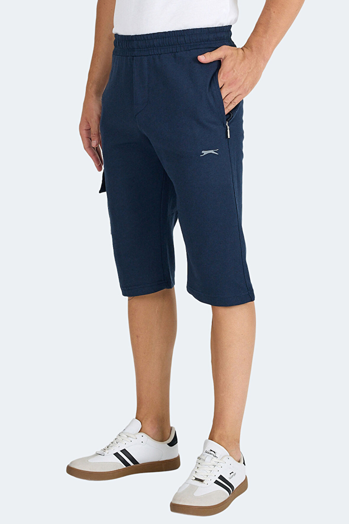 Slazenger NECK I Erkek Cepli Kapri Lacivert Şort