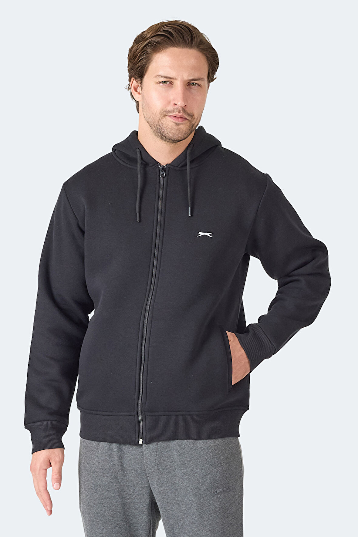 Slazenger MAJESTIC  I Erkek  Siyah Sweatshirt