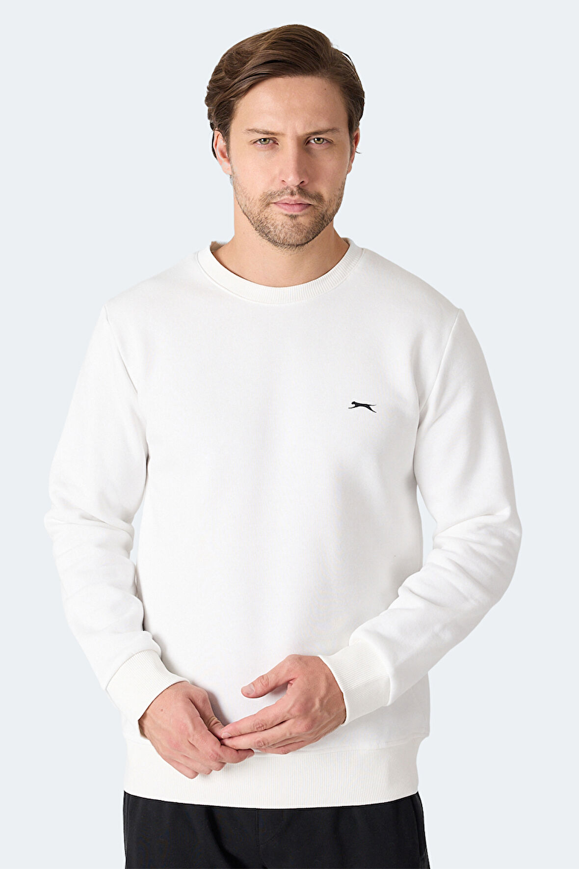 Slazenger MEGAR I Erkek  Ekru Sweatshirt