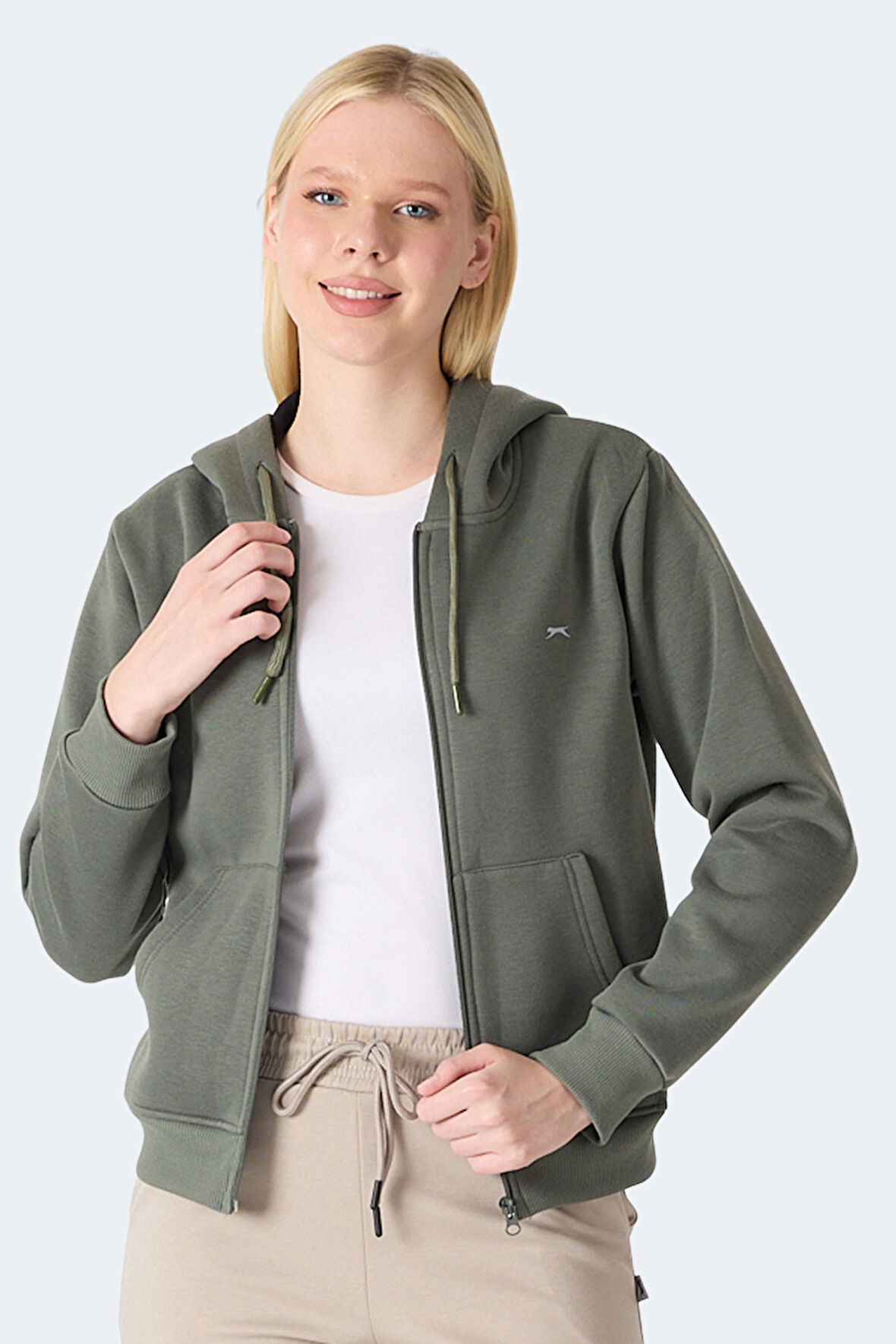 Slazenger MILIO I Kadın  Haki Sweatshirt