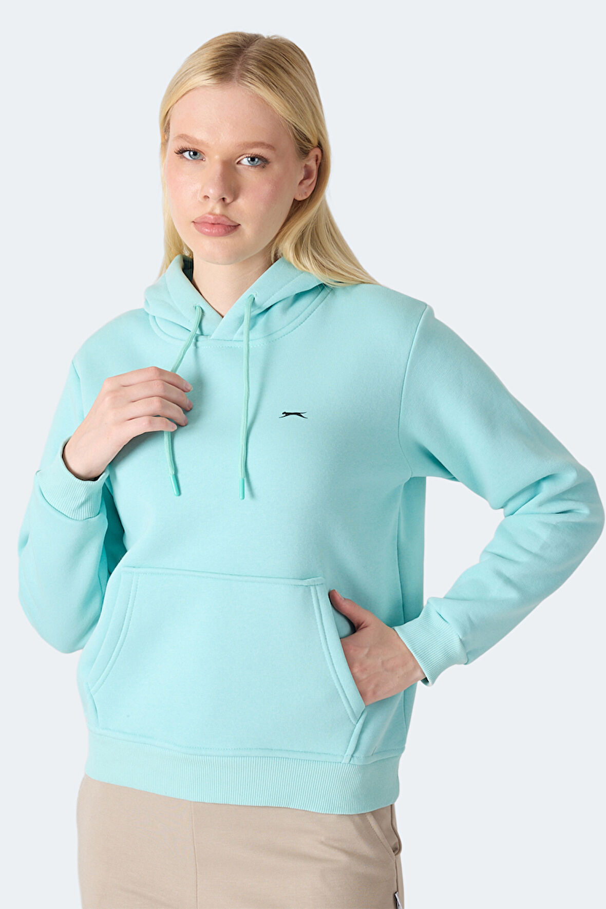 Slazenger MISTY  I Kadın  Turkuaz Sweatshirt