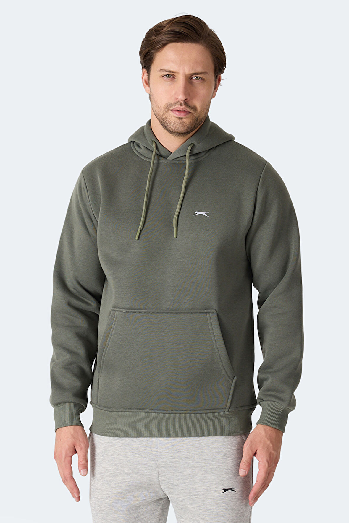 Slazenger MOONLIGHT I Erkek  Haki Sweatshirt