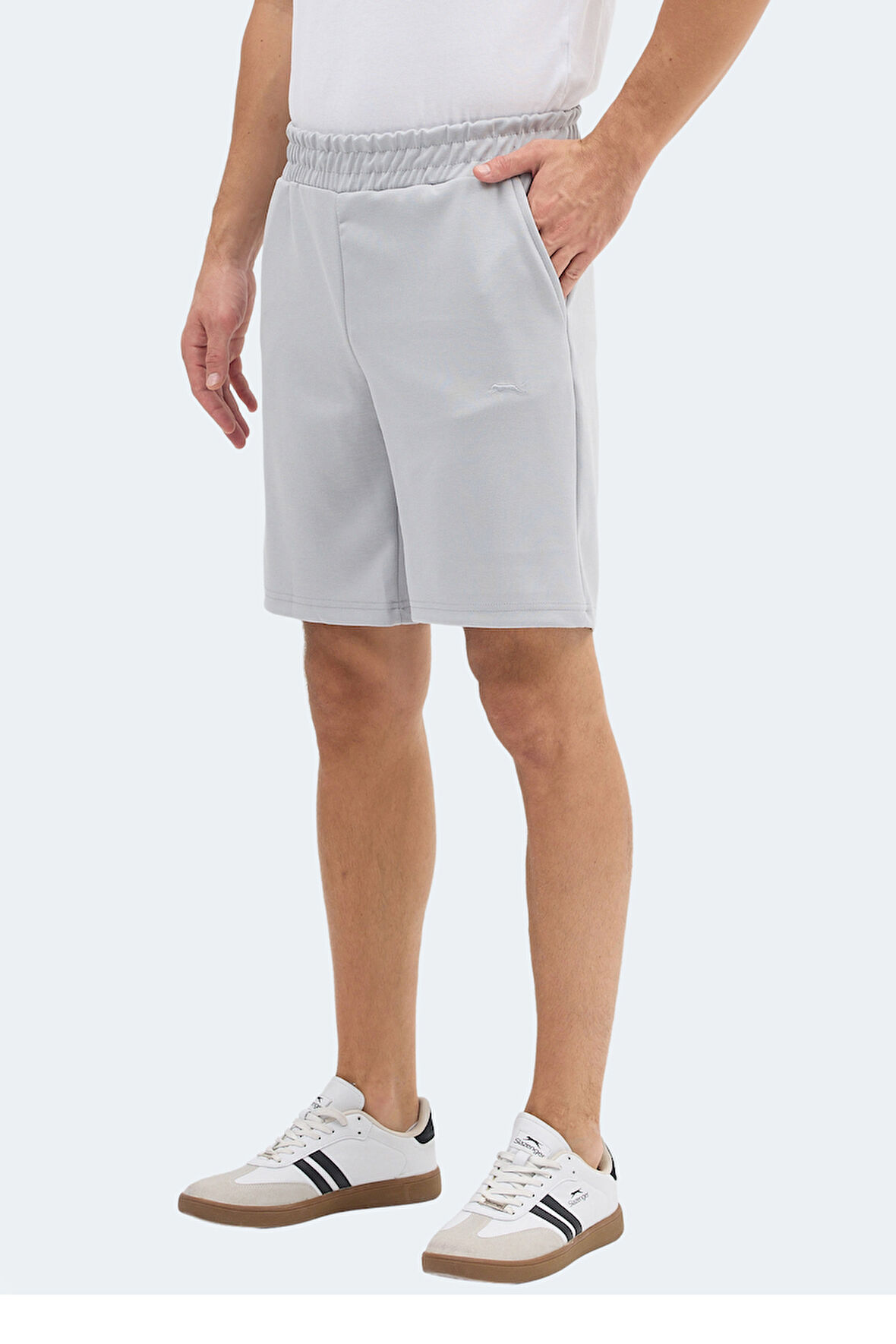 Slazenger ARC IN Erkek  Açık Gri Şort