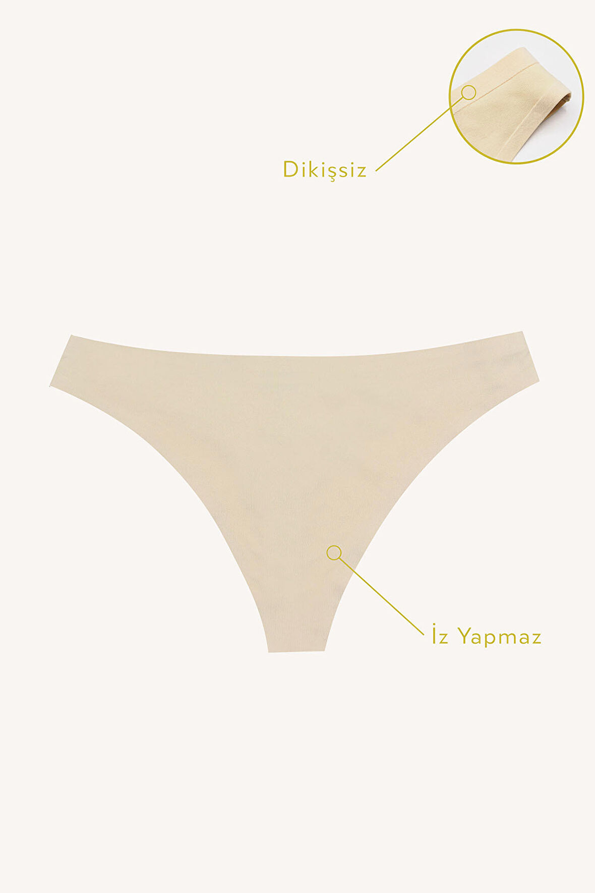 Ten Rengi Cushy İz Yapmaz String