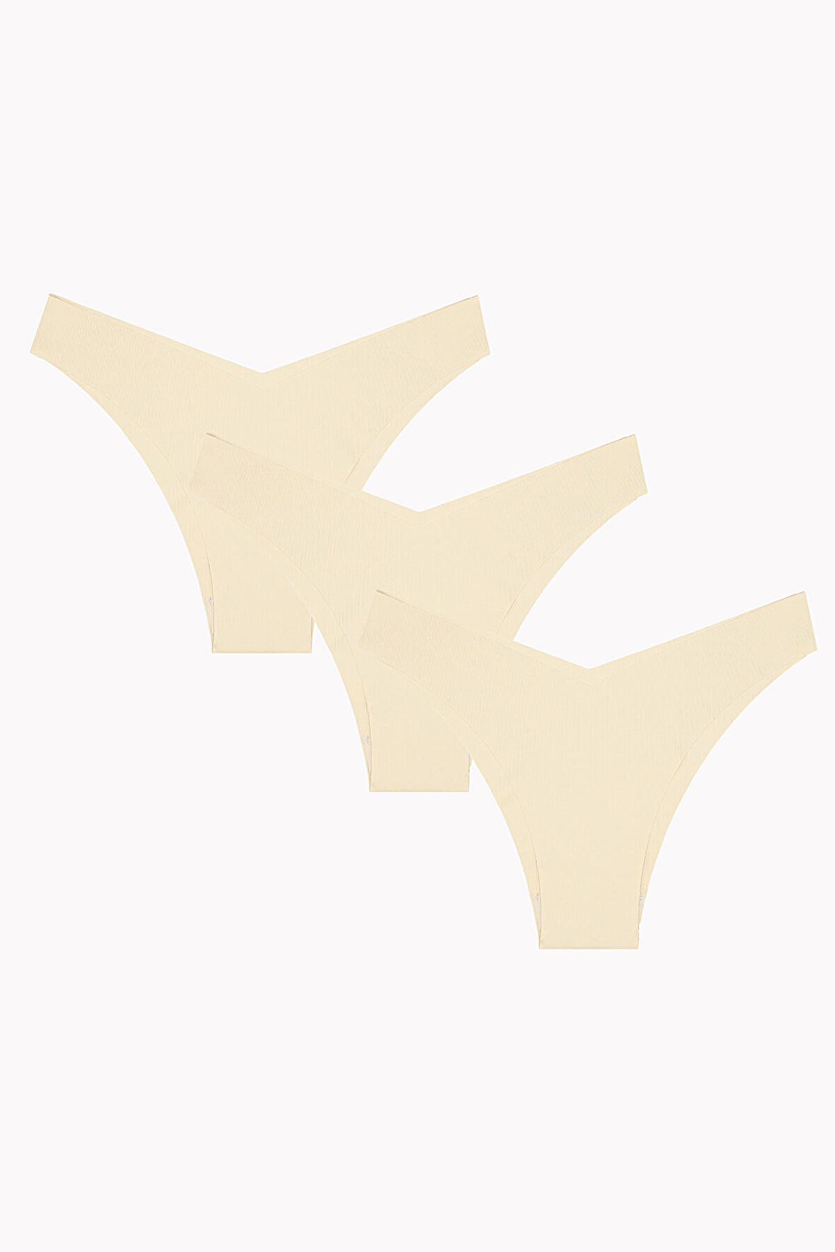 Ten Rengi 3lü Lazer V Shape Brazillian Külot