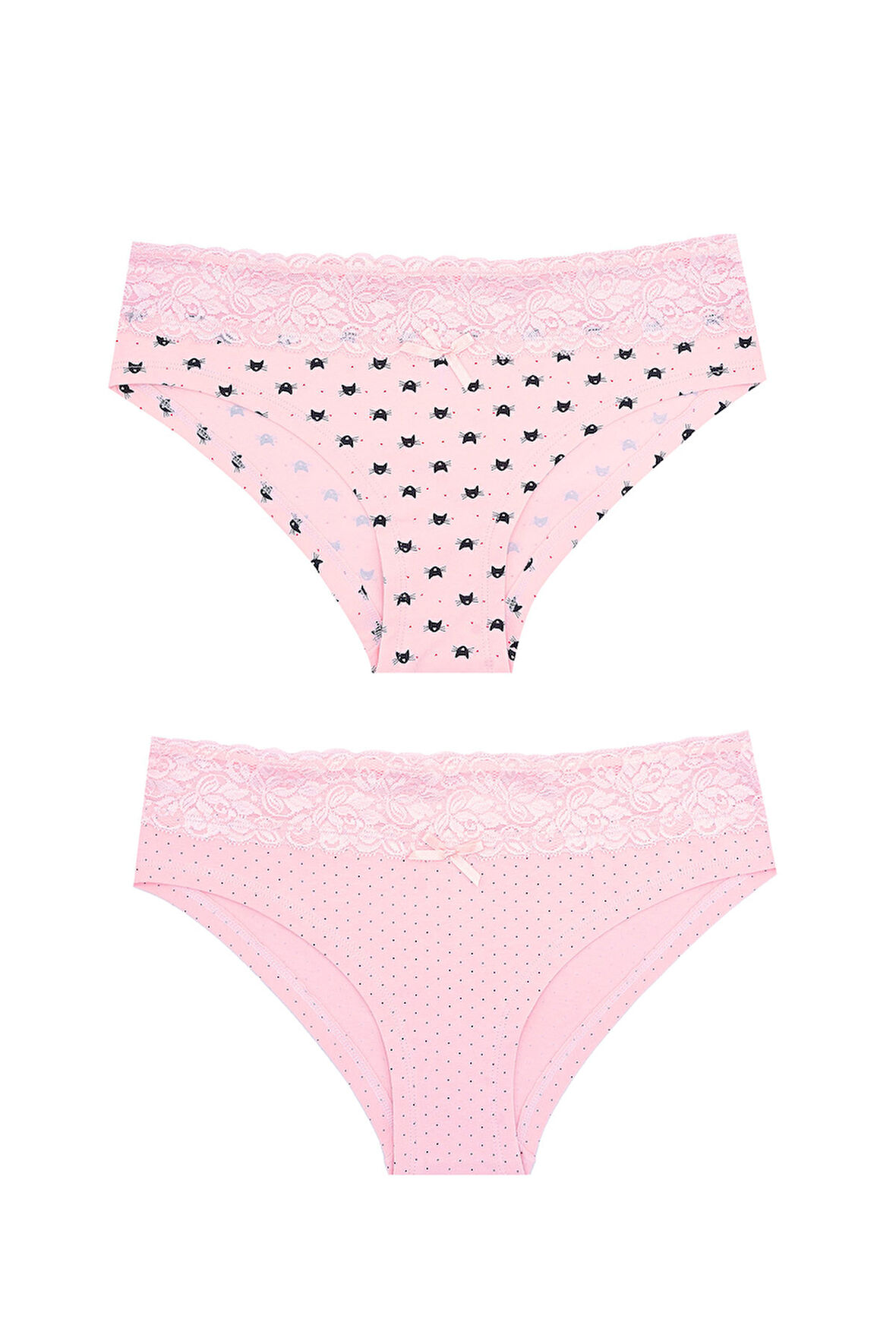 Pudra Dantelli 2li Hipster Külot