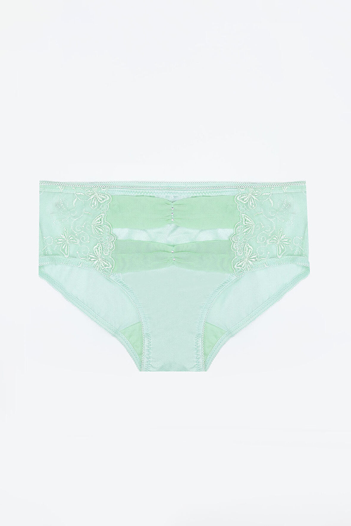 Mint Yeşil Lace Stone Külot