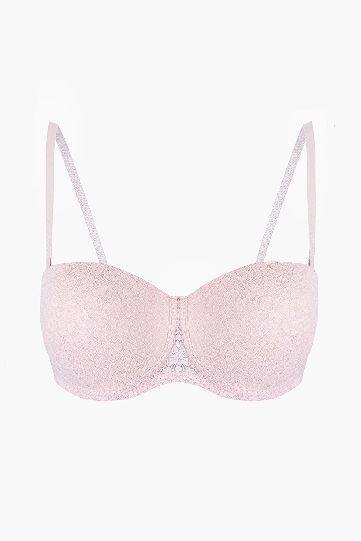 Pembe Nirvana Straplez Destekli Tek Sütyen