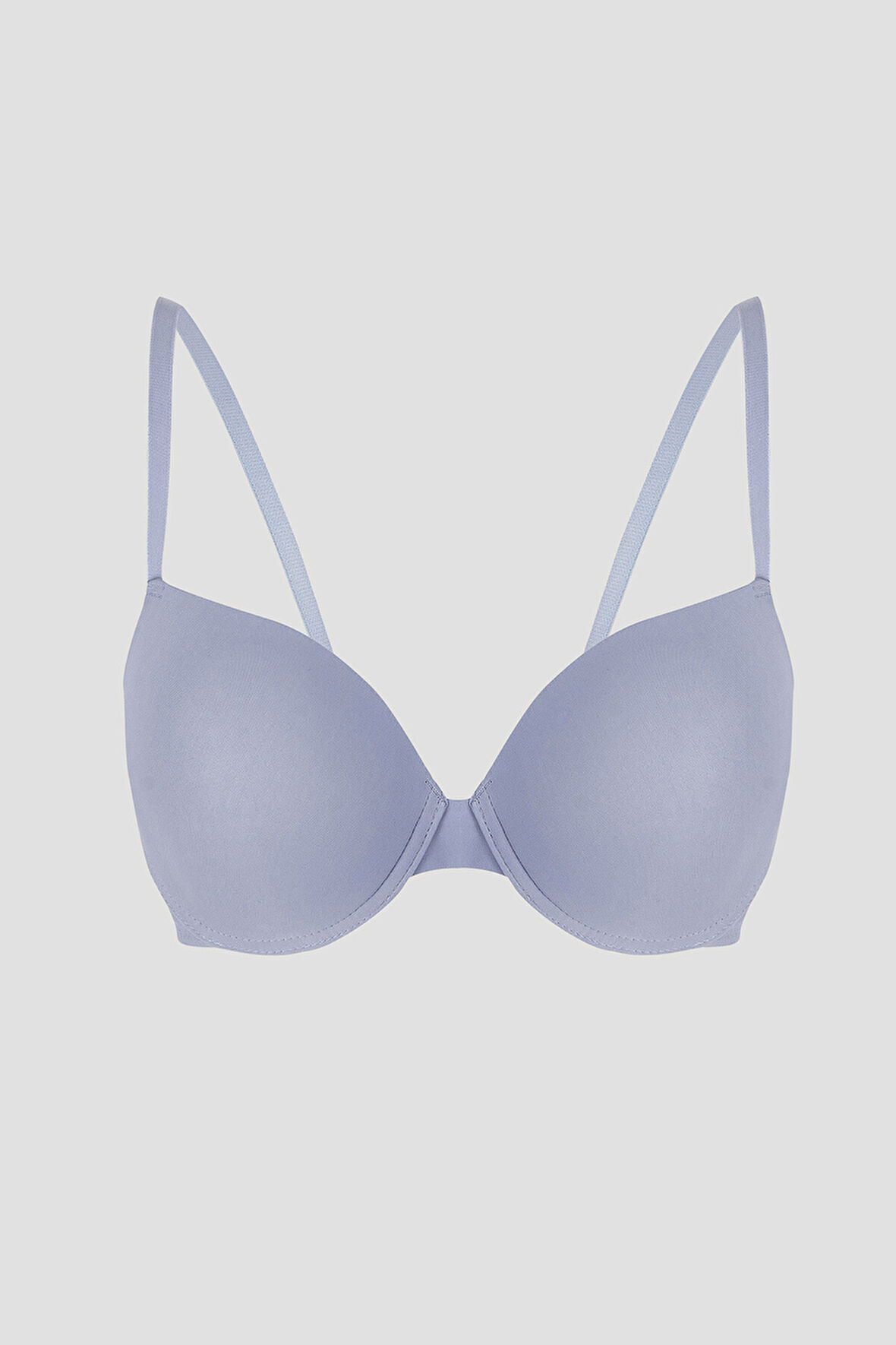 Gri Latina Hafif Destekli Sütyen