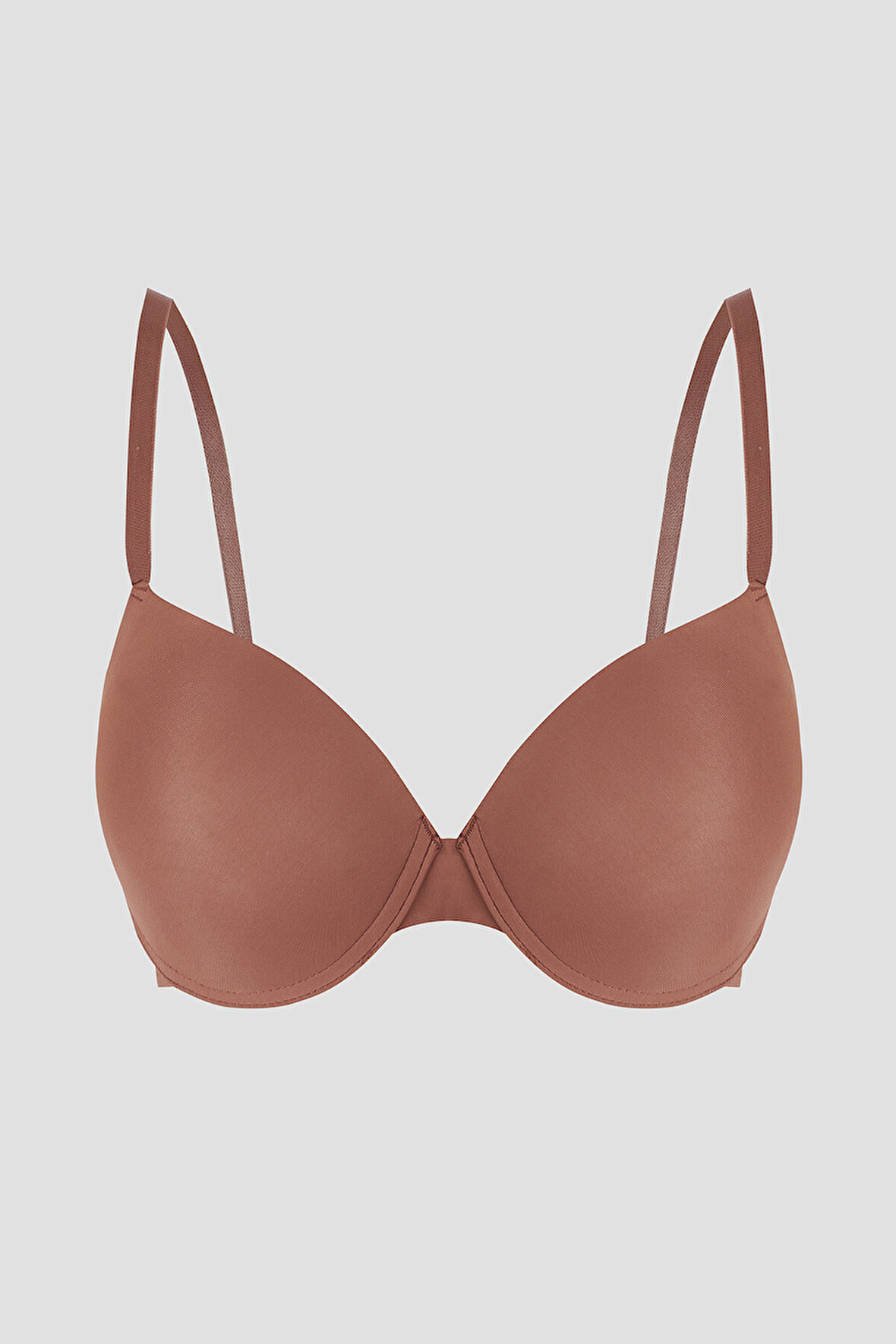 Kahverengi Latina Hafif Destekli Sütyen