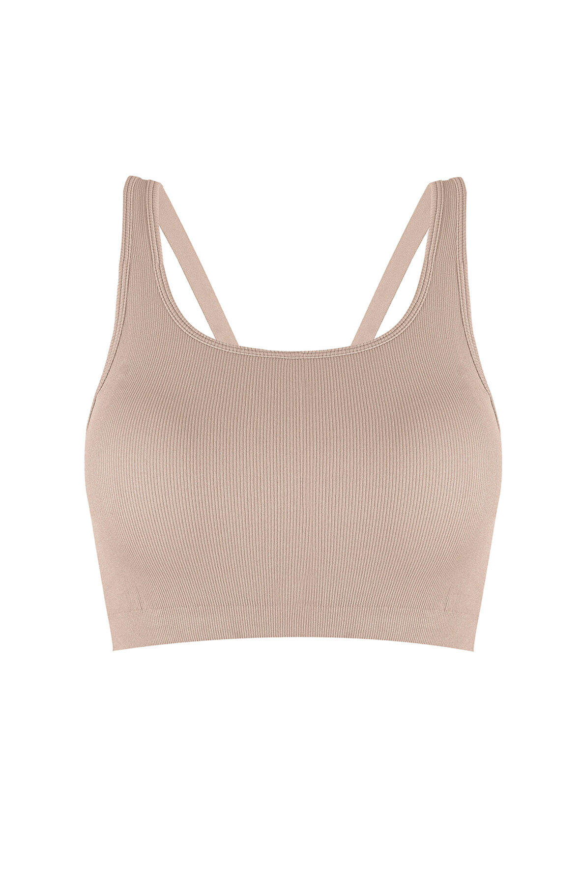 Vizon Halter Yaka Dikişsiz Sütyen