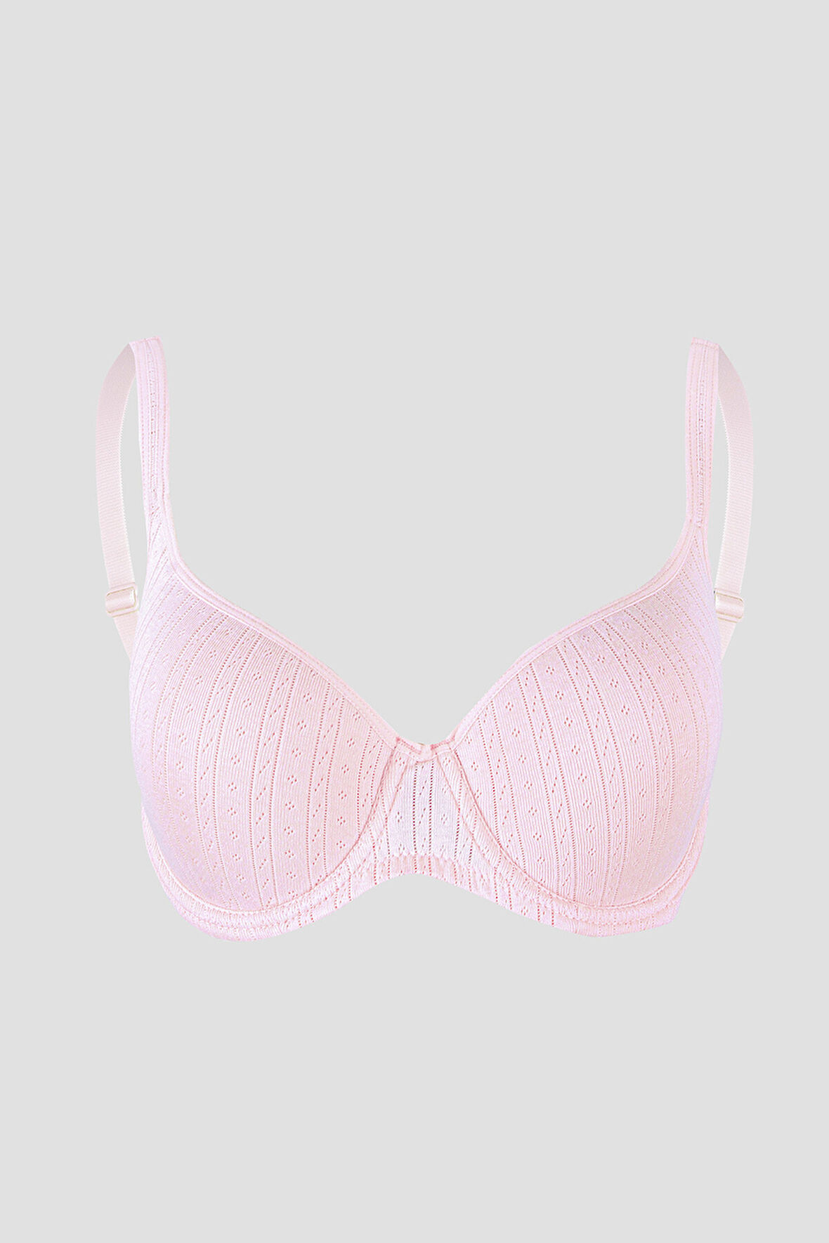 Pembe Soft Cotton Kaplı Desteksiz Sütyen