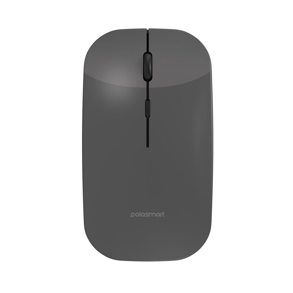 Polosmart PSWM14 Hibrit Bluetooth & Wireless Şarj Edilebilir Kablosuz Mouse Koyu Gri