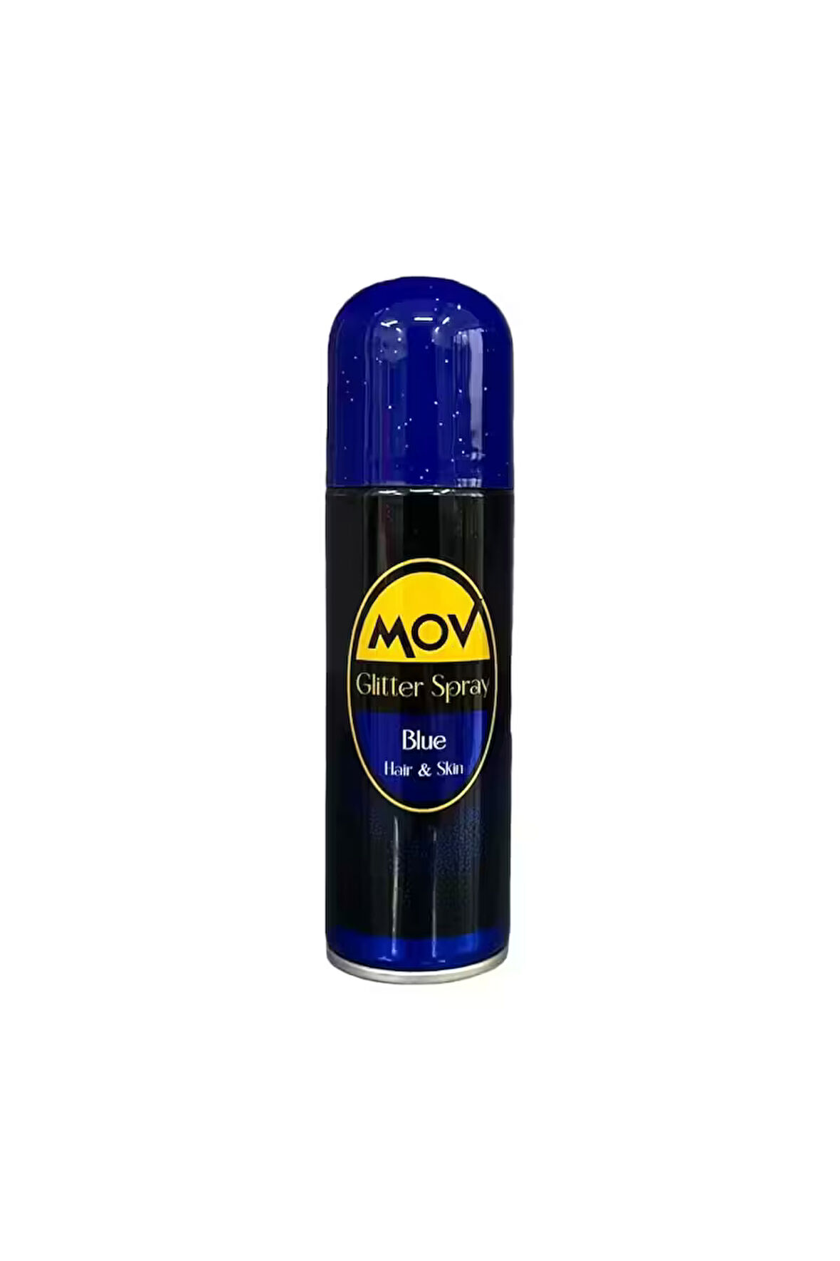 MOV Glitter Sprey – Mavi | Saç & Vücut Işıltılı Sim Sprey