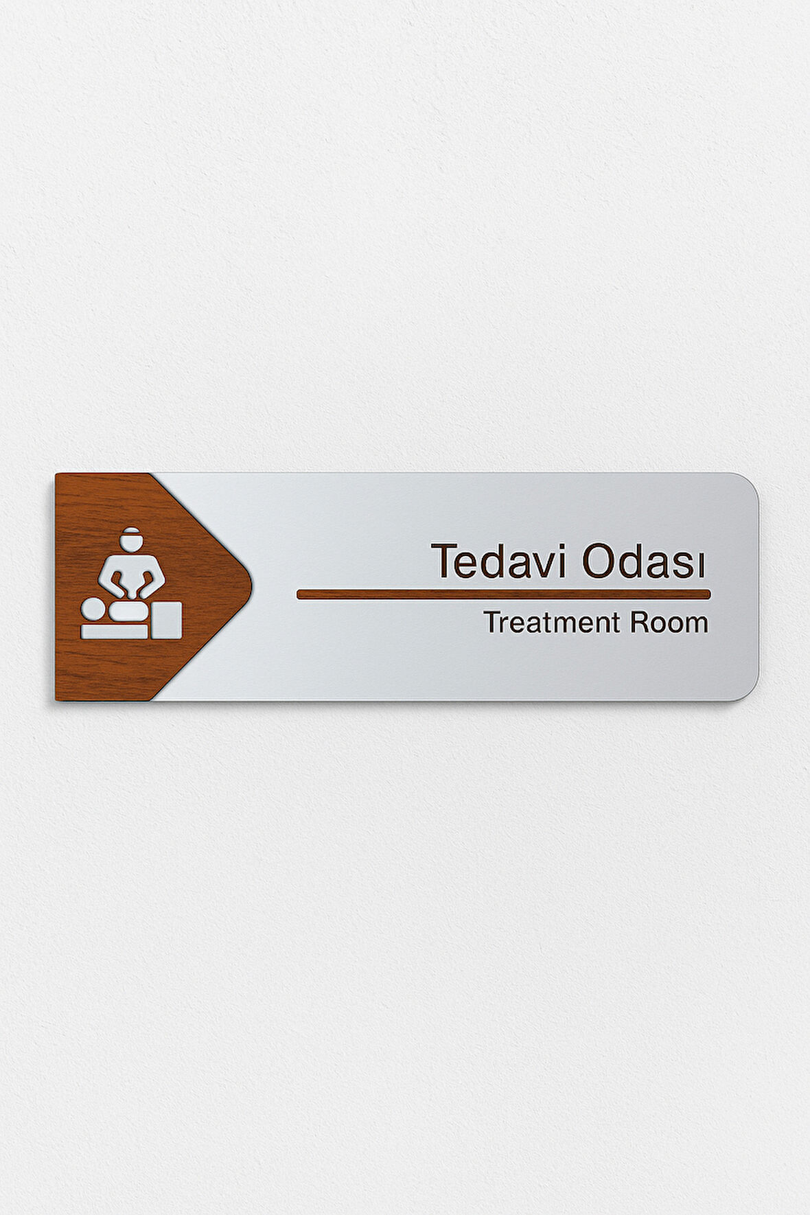 Tedavi Odası Ofis Oda Kapı İsimliği Yönlendirme Tabelası Levhası Kişiselleştirilebilir