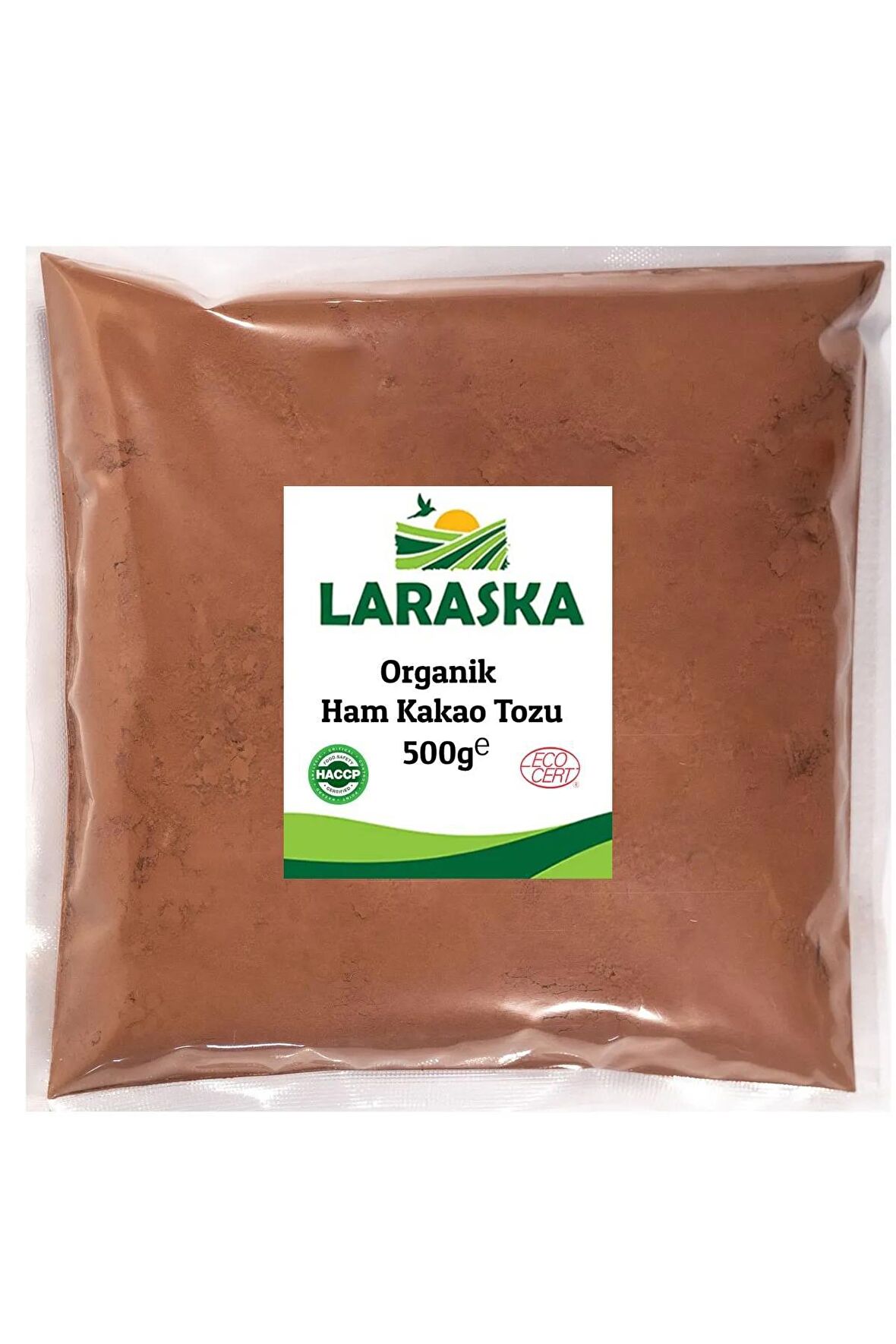 Laraska Organik Ham Kakao Tozu 500g / Raw Cacao Powder Certified Organic 500g