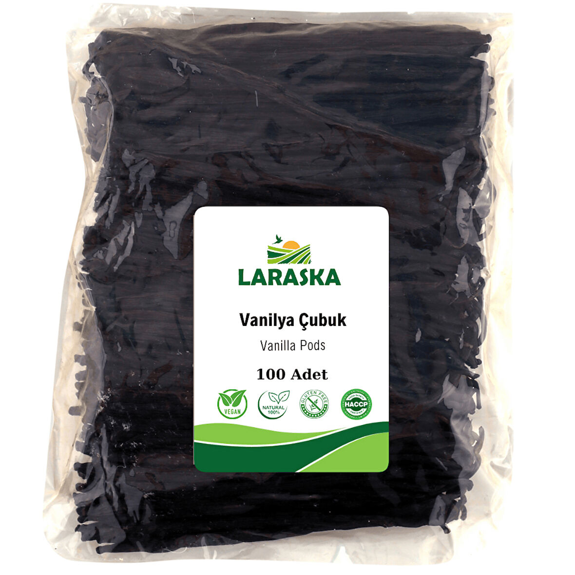 Vanilya Çubuk 100 Adet Doğal Gerçek Vanilya - Vanilla Pods 100qty