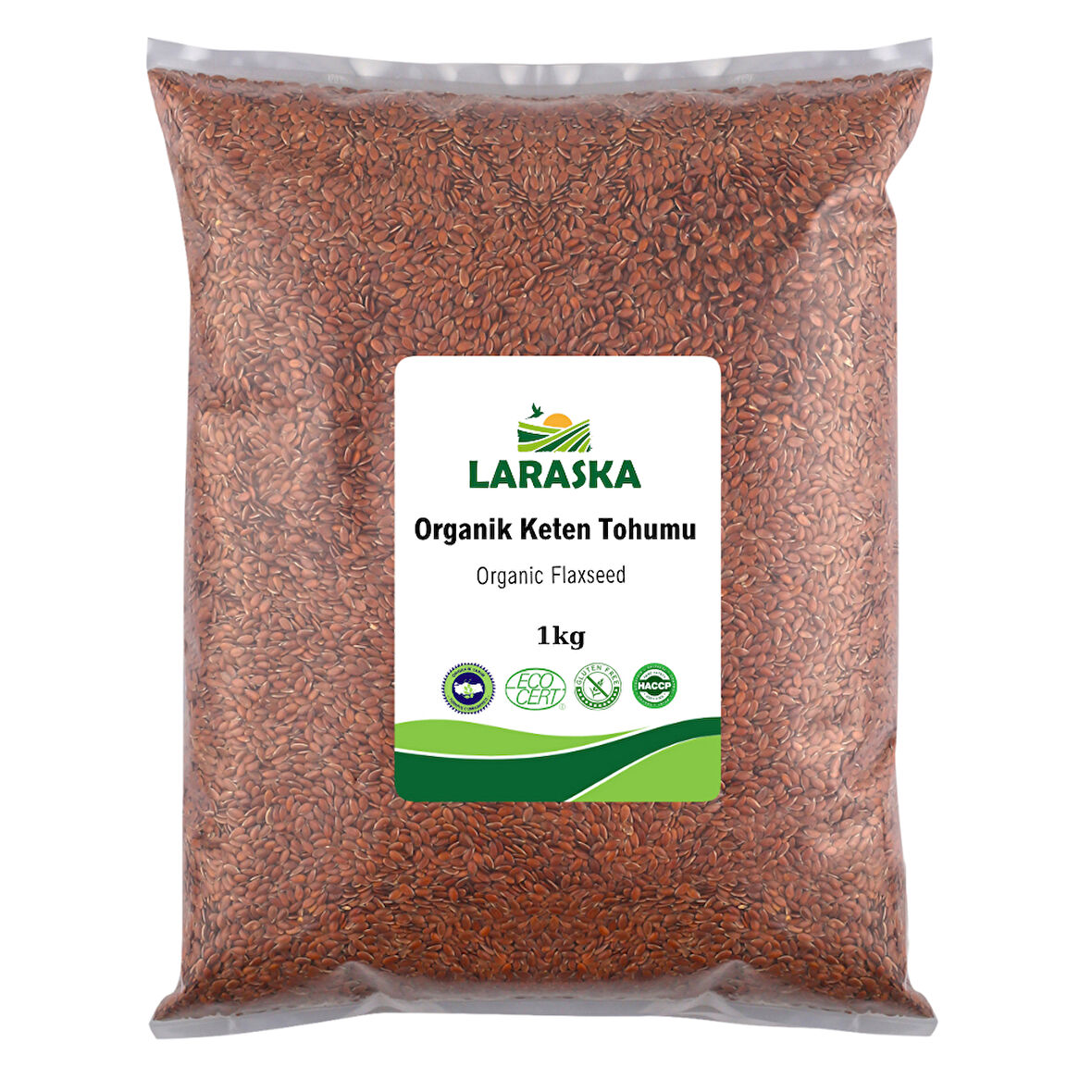 Organik Keten Tohumu 1kg Organic Brown Flaxseed