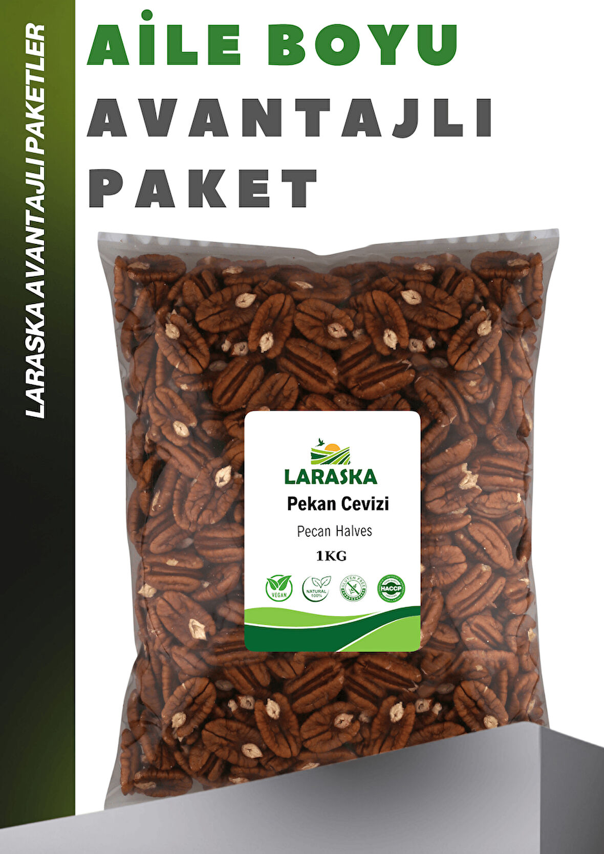 Pikan Ceviz İçi 1kg Pecan Halves