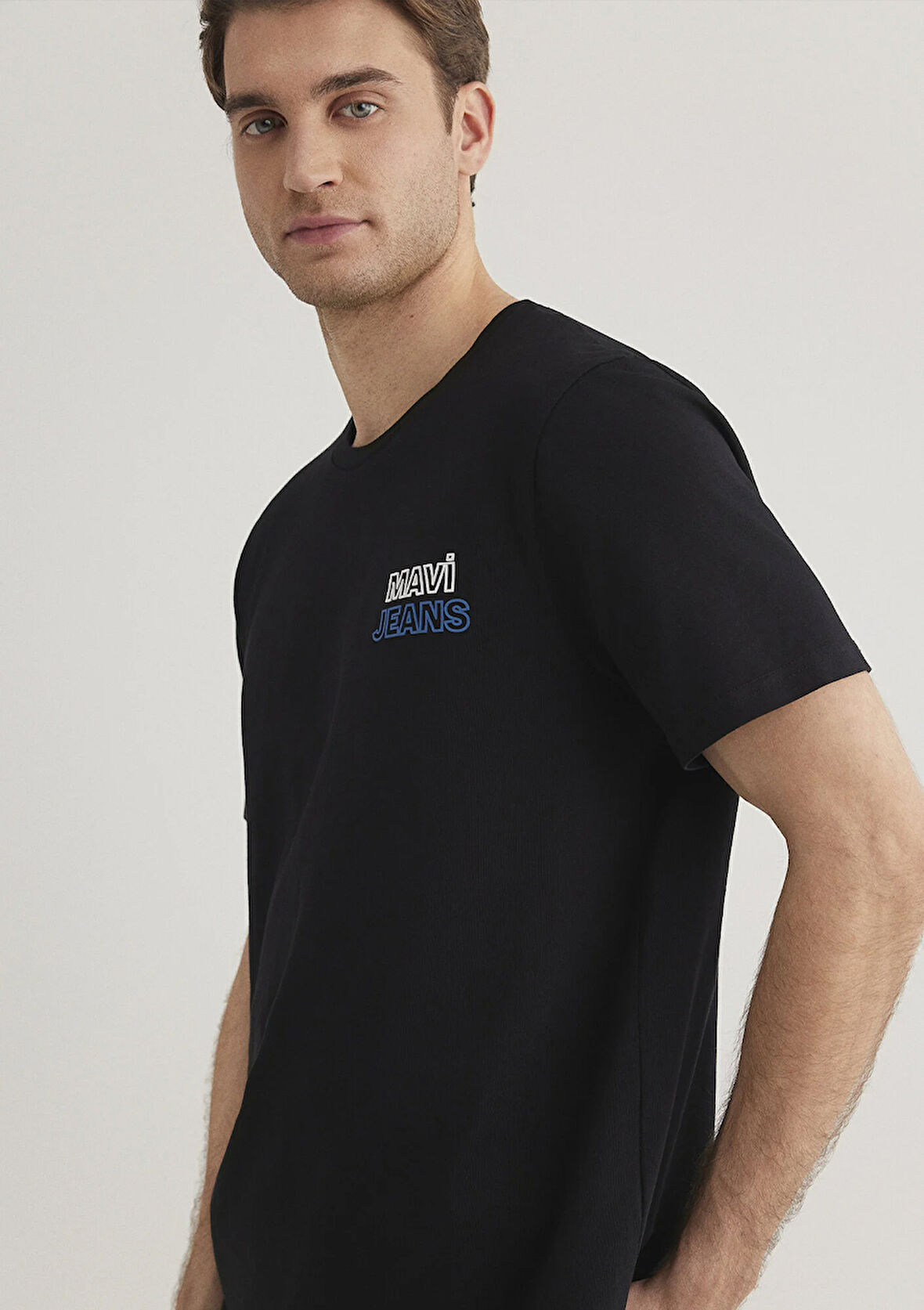 Mavi Jeans Baskılı Siyah Tişört 066841-900