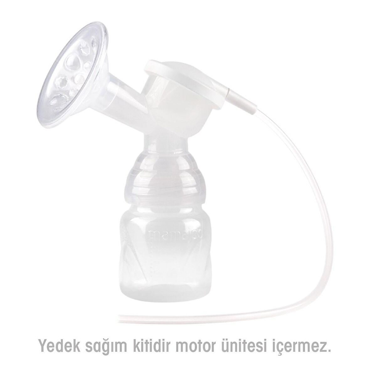 Mamajoo Silikon Konfor Başlıklı Yedek Sağım Kiti ve Silikon Hortum / 160ml