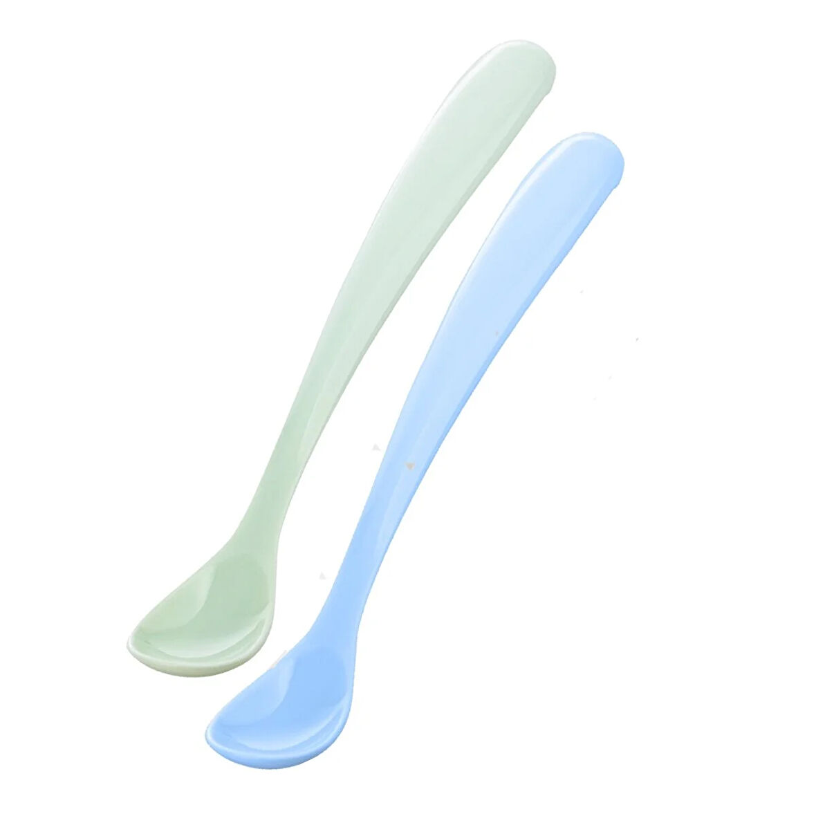 Mamajoo 2'li Beslenme Kaşığı Powder Green/Blue & Saklama Kutusu